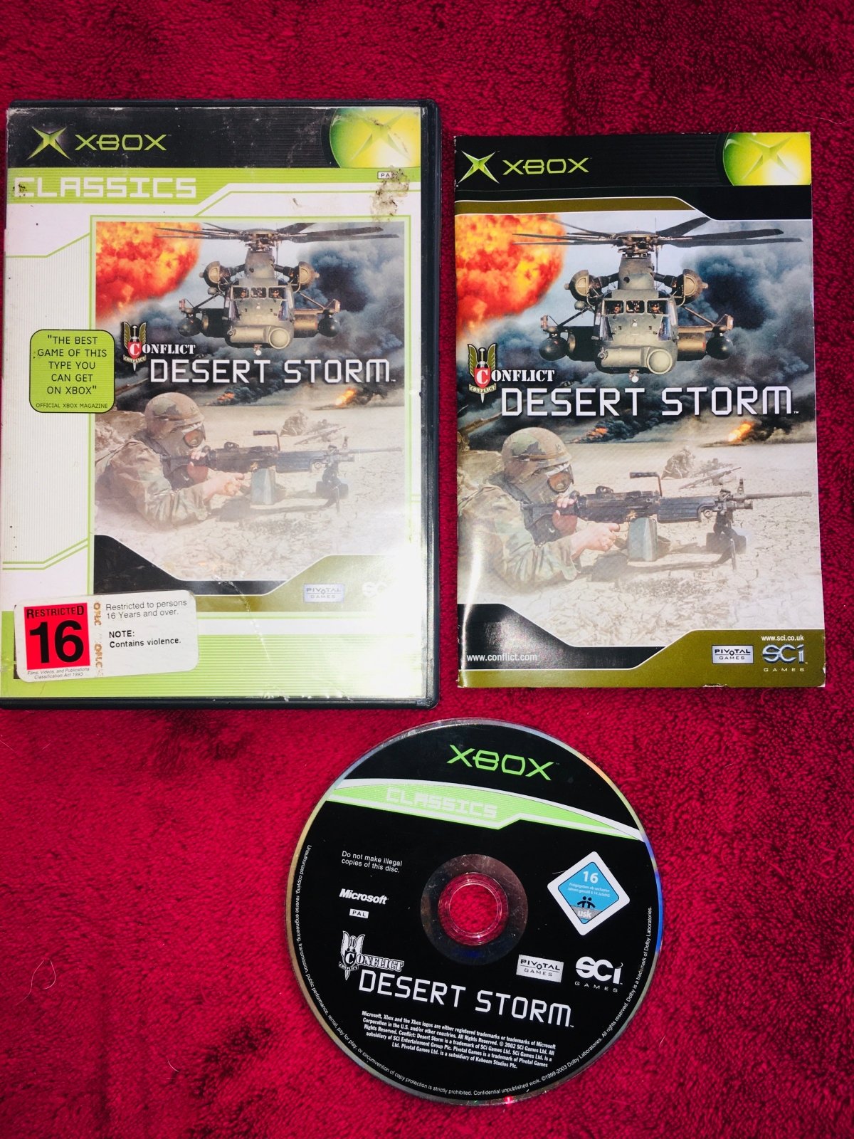 Conflict: Desert Storm - XBOX Game - Xbox, Games, Shooter - Level Up Gaming NZ