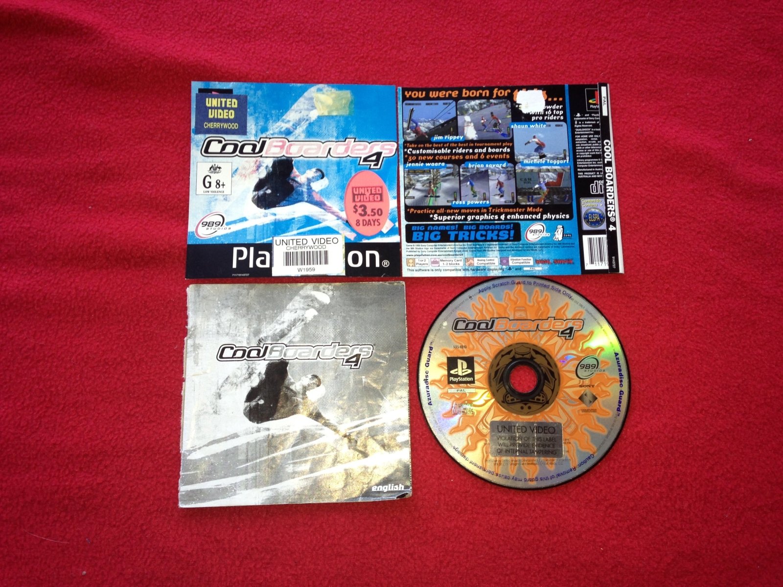 Cool Boarders 4 - PS1 Game - PlayStation, Games, Sports - Level Up Gaming NZ