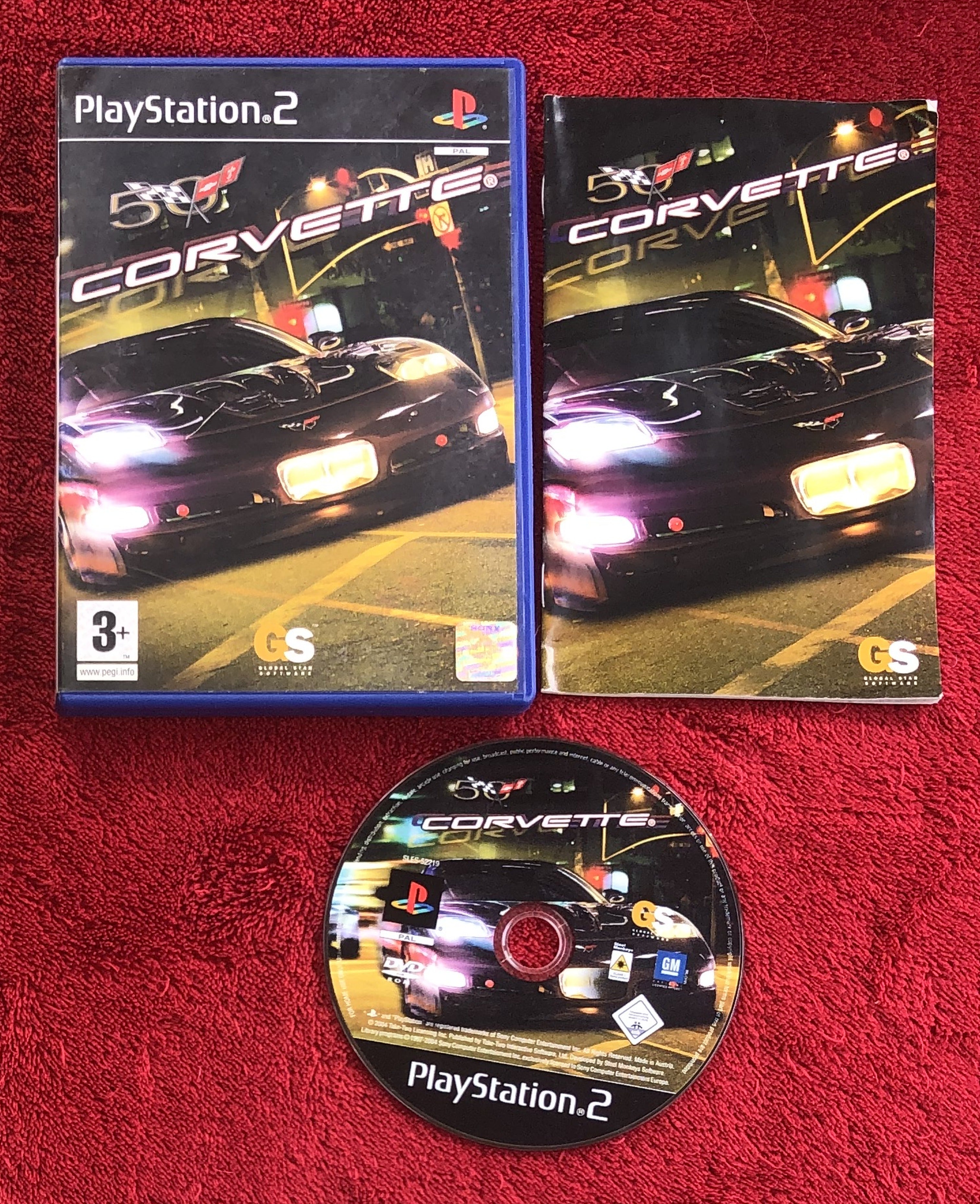 Corvette - PS2 Game, PlayStation 2, Games, Driving and racing, Level Up Gaming NZ