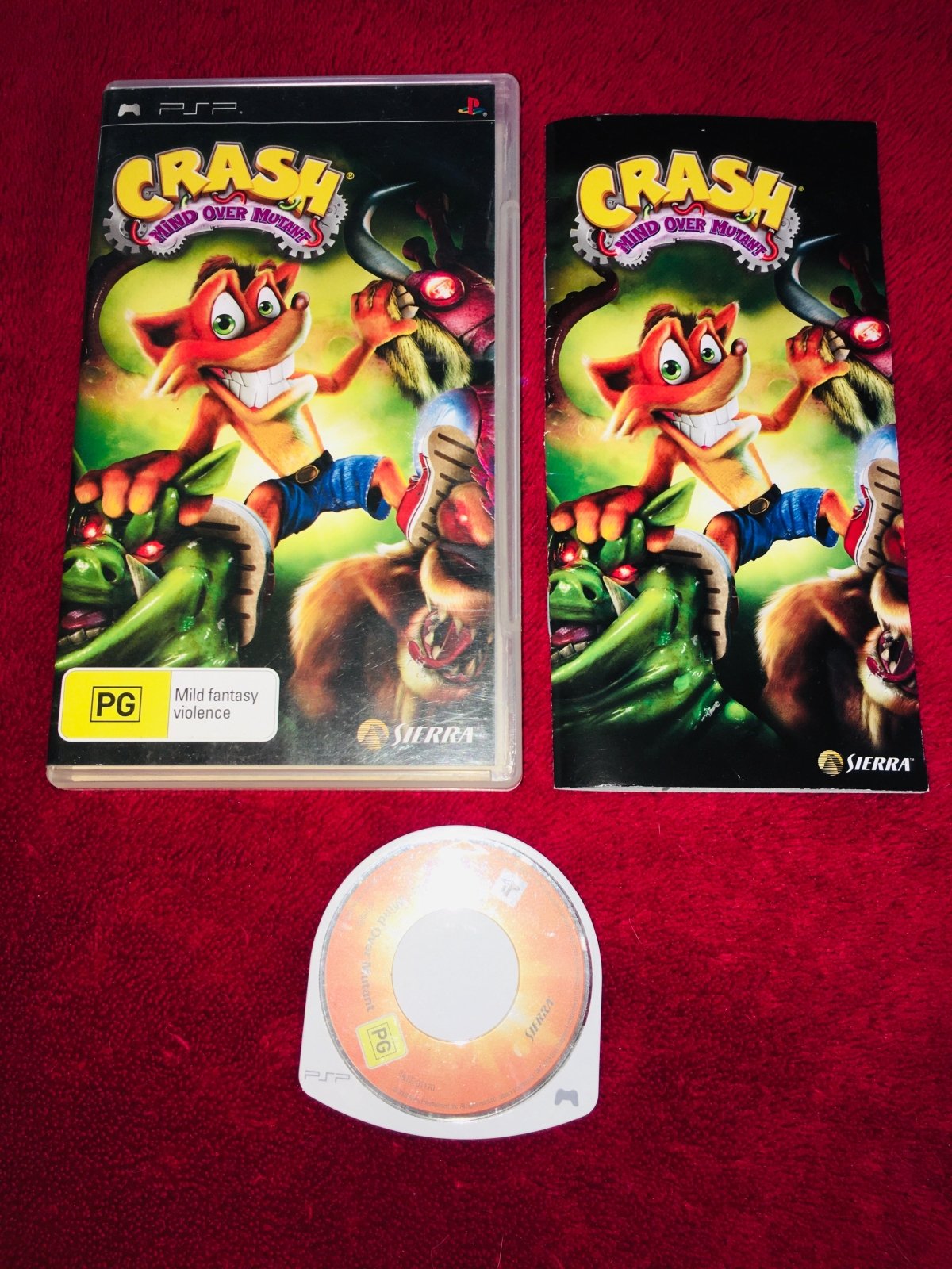 Crash: Mind Over Mutant - RARE PSP Game - Play Station Portable (PSP), Games, Action and Adventure - Level Up Gaming NZ