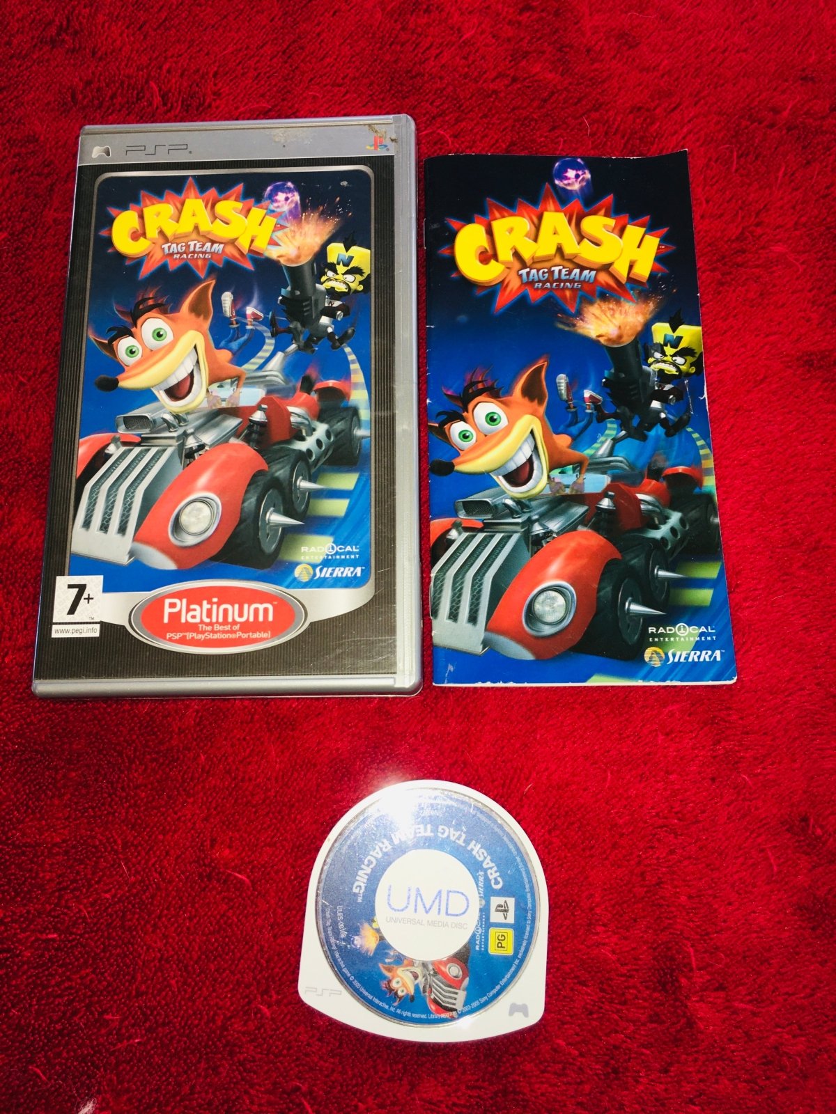 Crash Tag Team Racing - PSP Game - Play Station Portable (PSP), Games, Driving and Racing - Level Up Gaming NZ