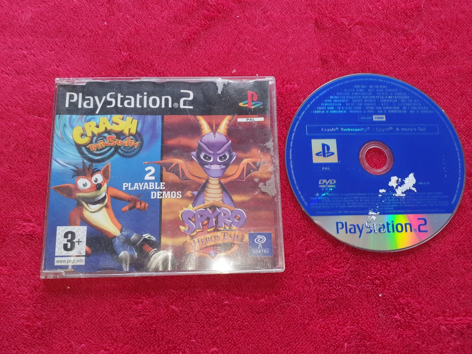 Crash Twinsanity and Spyro: A Hero's Tail - PS2 Demo Games - PlayStation 2, Games, Action and adventure - Level Up Gaming NZ
