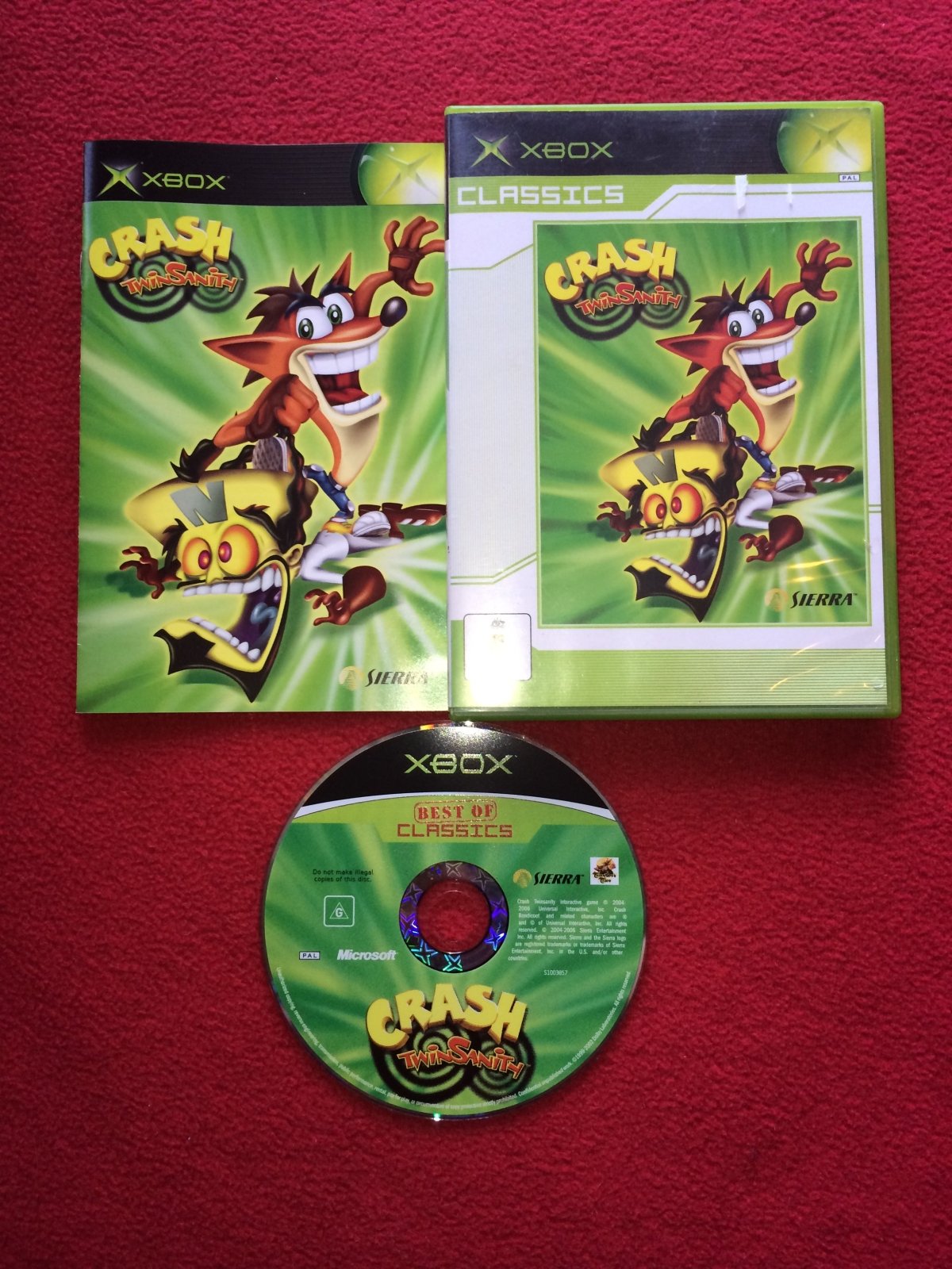 Crash Twinsanity - RARE XBOX Game - Xbox, Games, Action and adventure - Level Up Gaming NZ