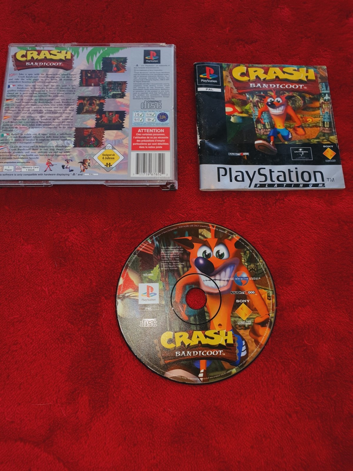 Crash Bandicoot - Rare Original PS1 Game - PlayStation, Games, Action and adventure - Level Up Gaming NZ
