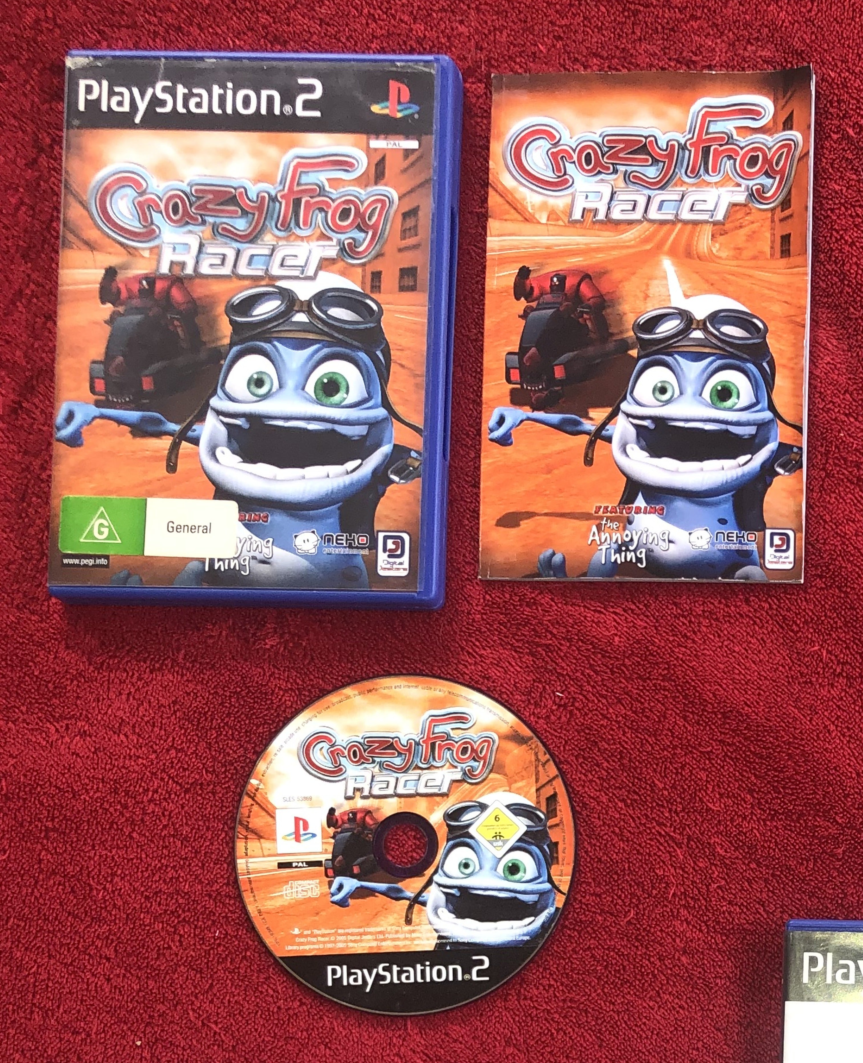 Crazy Frog Racer - PS2 Game, PlayStation 2, Games, Driving and racing, Level Up Gaming NZ