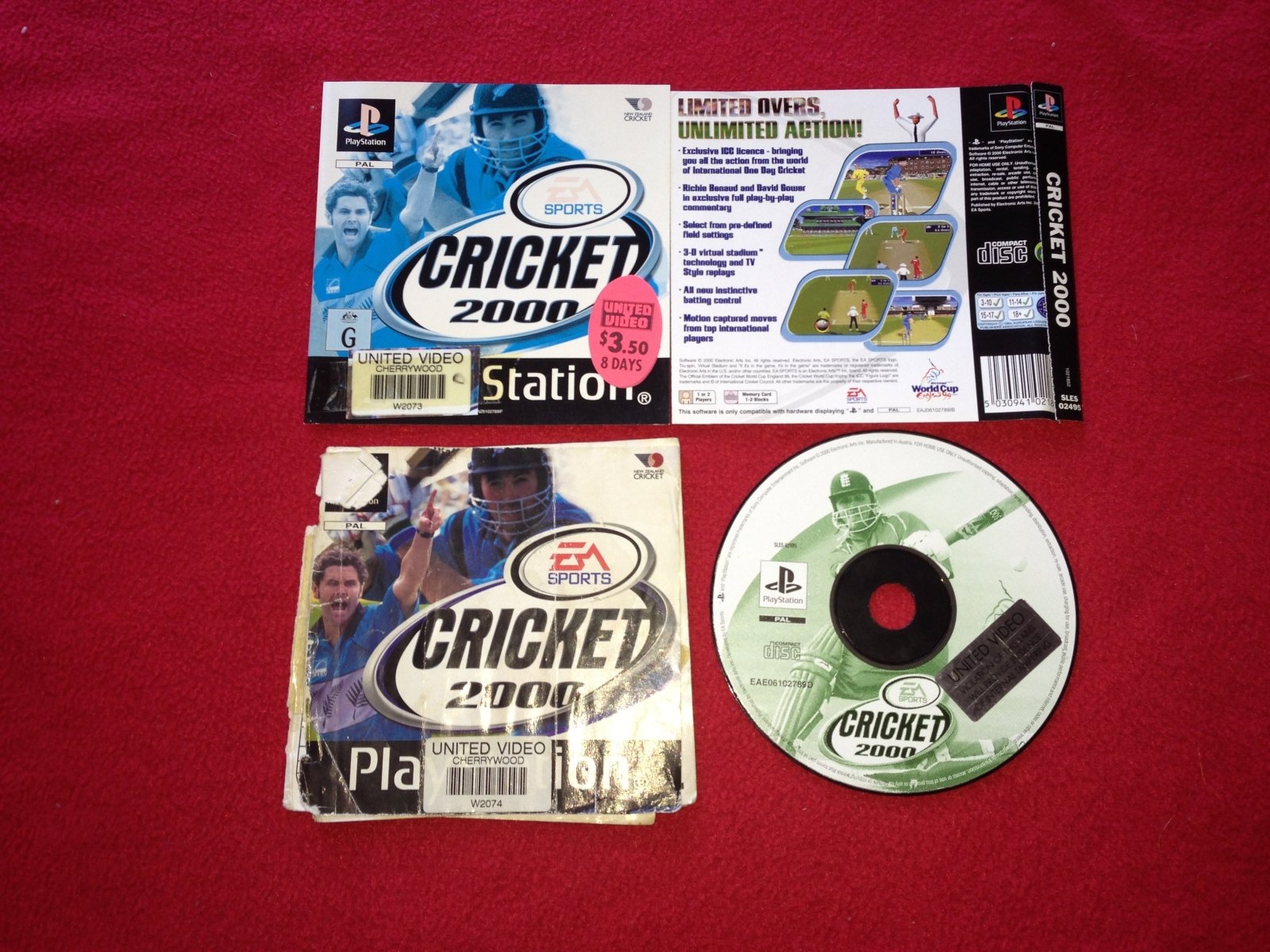 Cricket 2000 - PS1 Game - PlayStation, Games, Sports - Level Up Gaming NZ