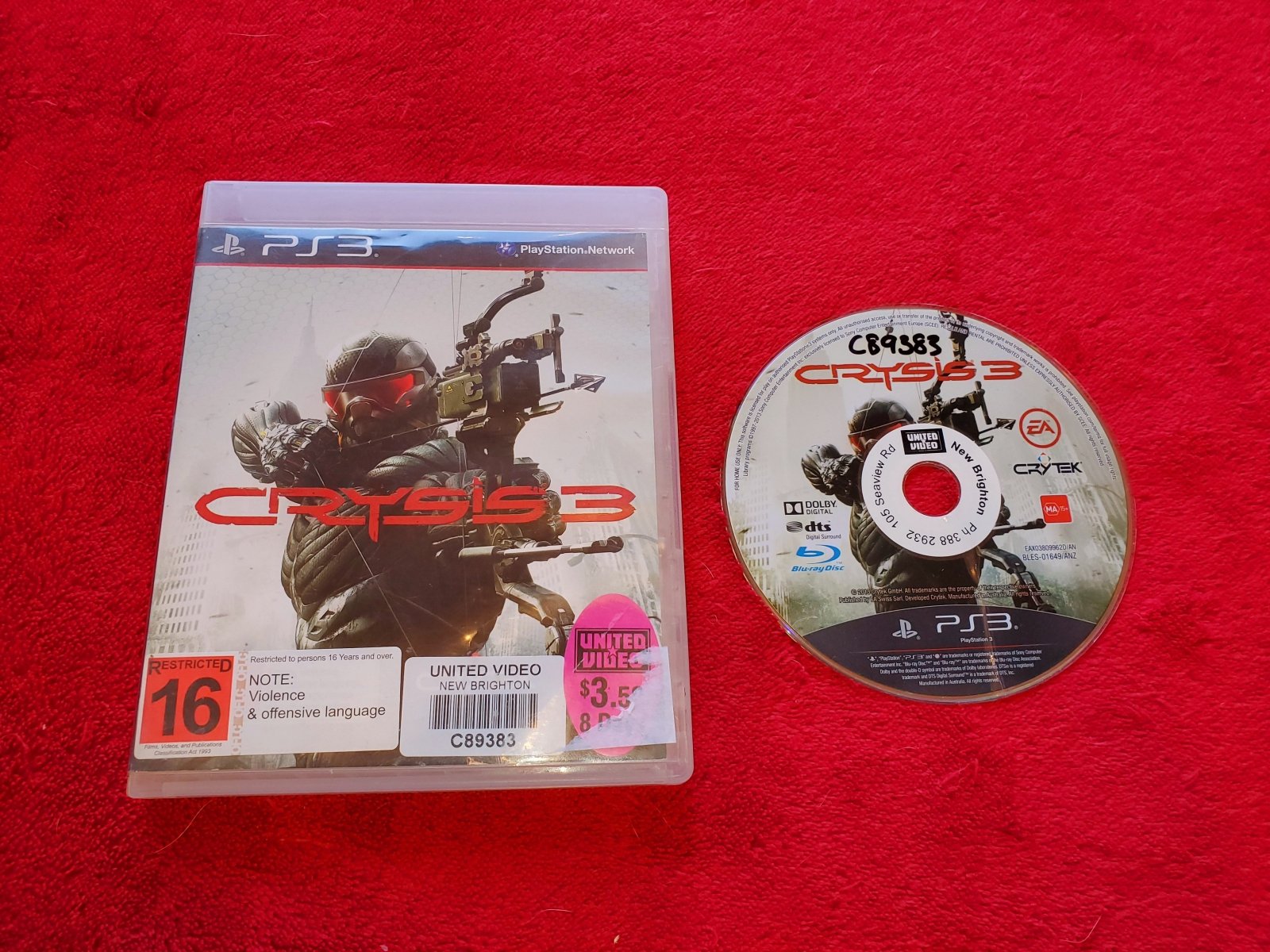 Crysis 3 - PS3 Game - PlayStation 3, Games, Shooter - Level Up Gaming NZ