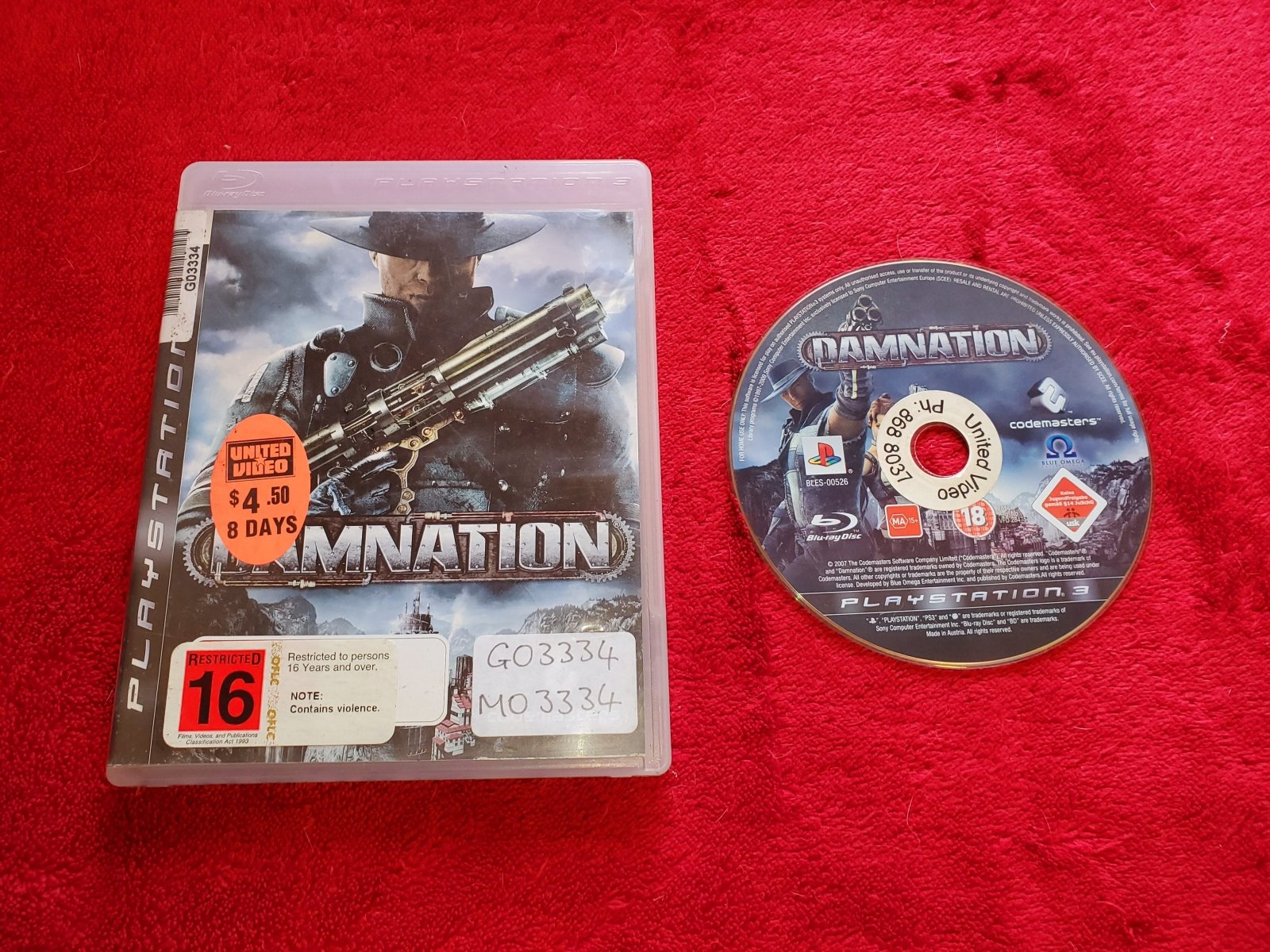 Damnation - PS3 Game - PlayStation 3, Games, Shooter - Level Up Gaming NZ