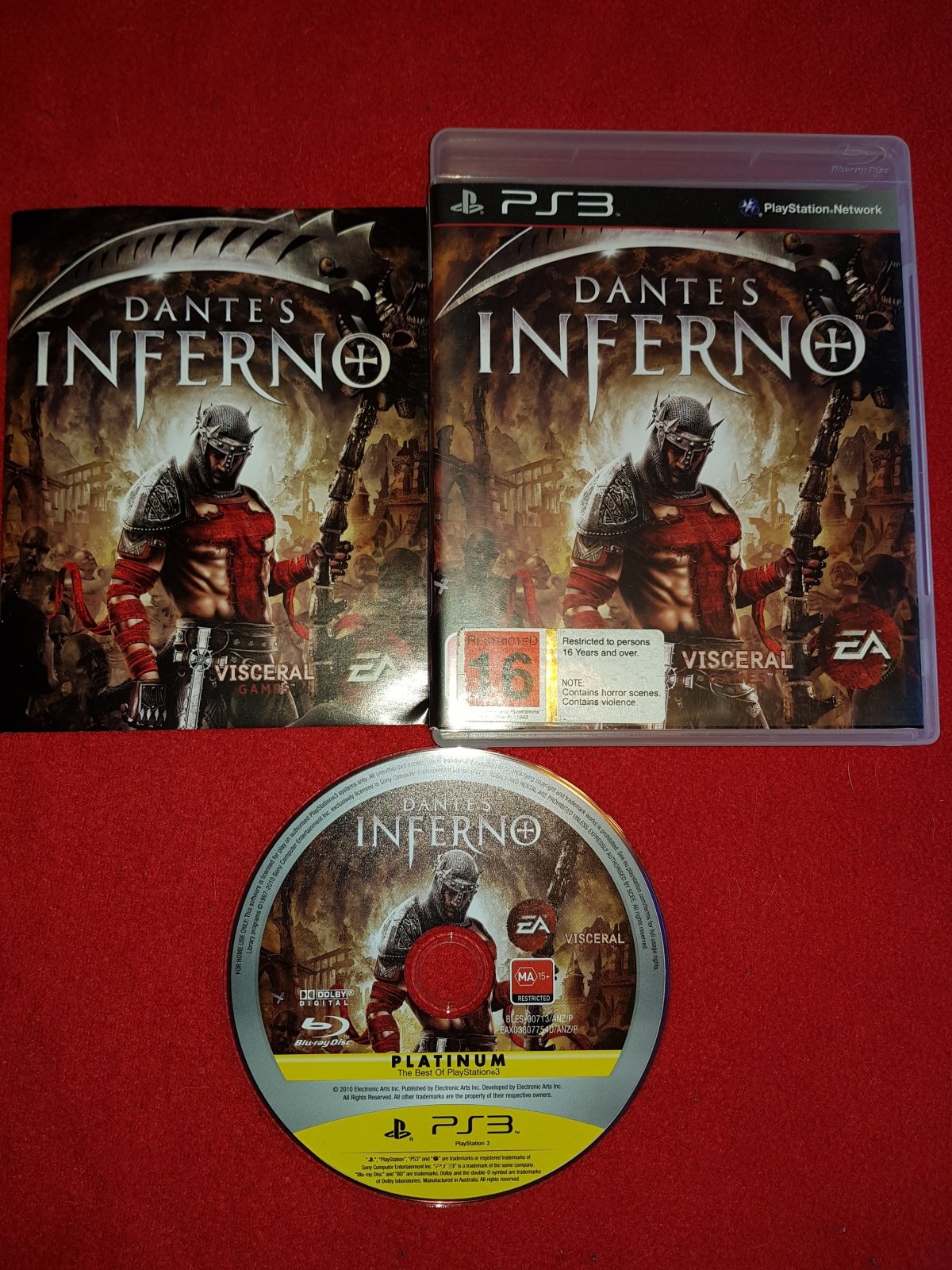 Dante's Inferno - PS3 Game - PlayStation 3, Games, Action and adventure - Level Up Gaming NZ