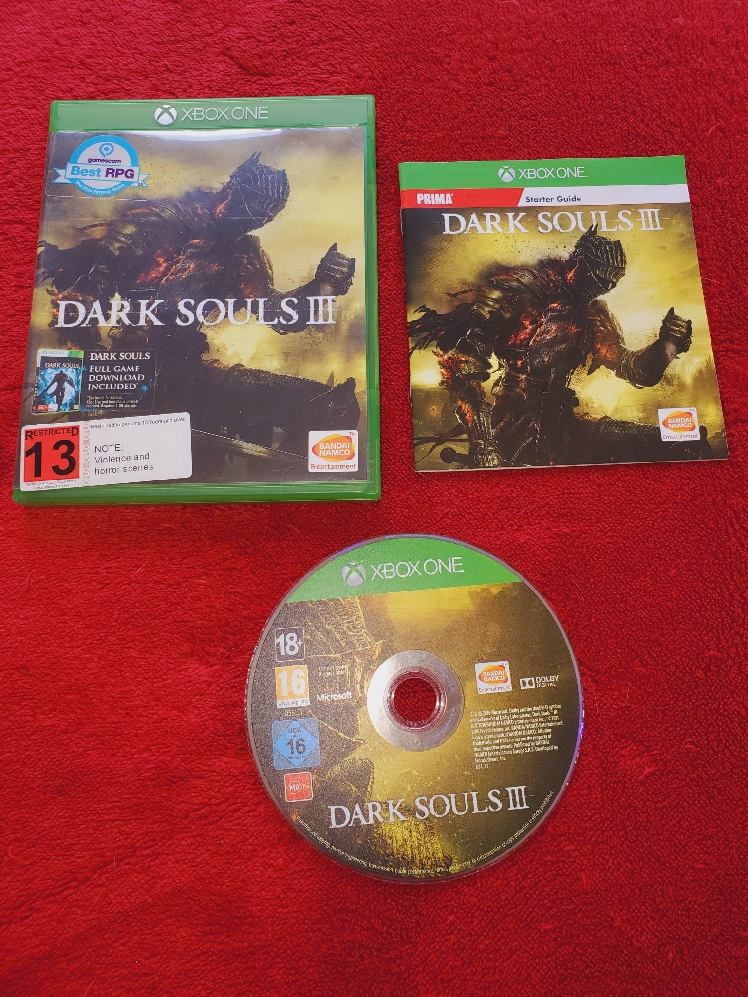 Dark Souls 3 - 9.5/10! Xbox One Game WITH GUIDE - Xbox One - Xbox One, Games - Level Up Gaming NZ