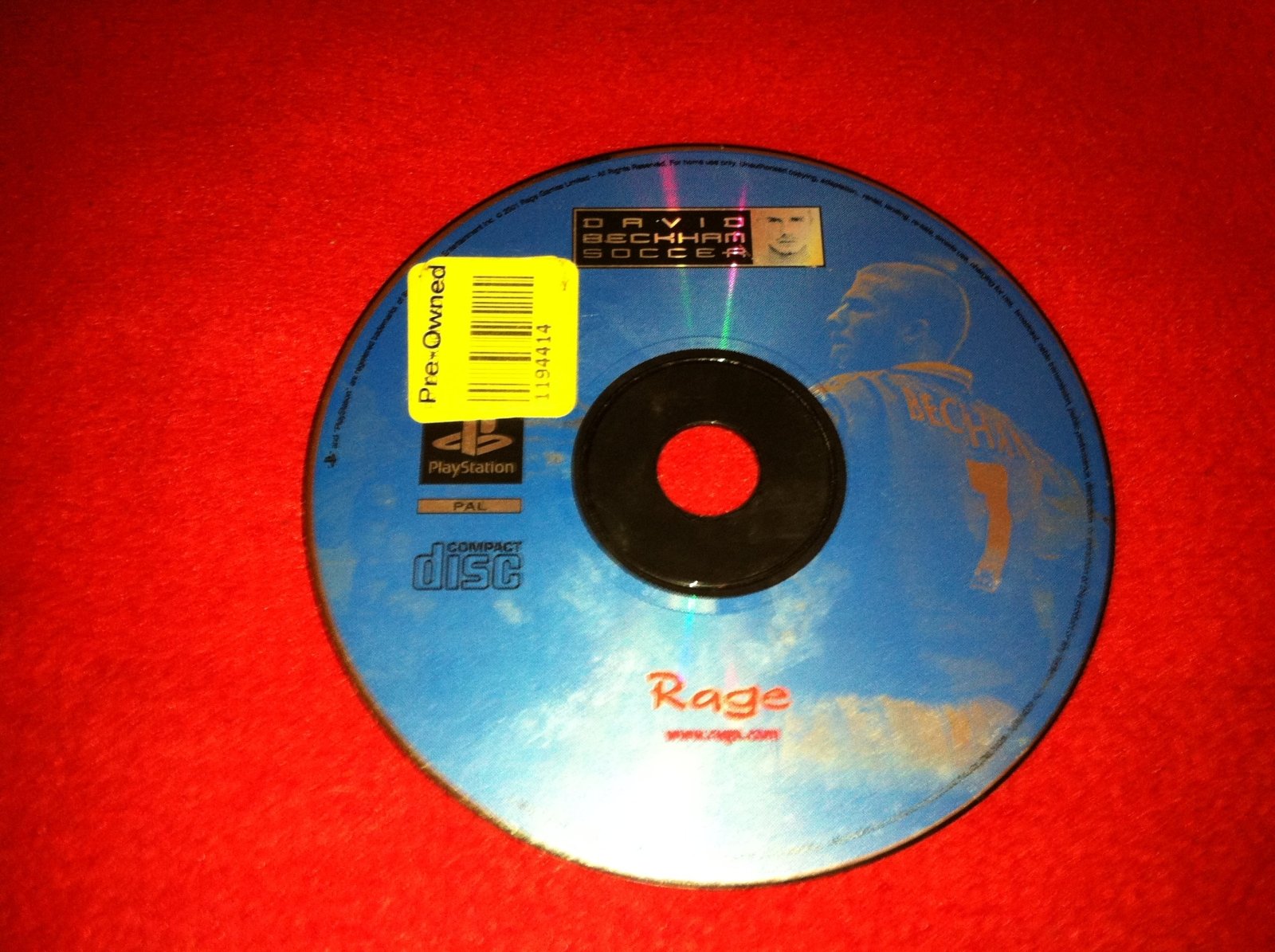 David Beckham Soccer - PS1 Game - PlayStation, Games, Sports - Level Up Gaming NZ