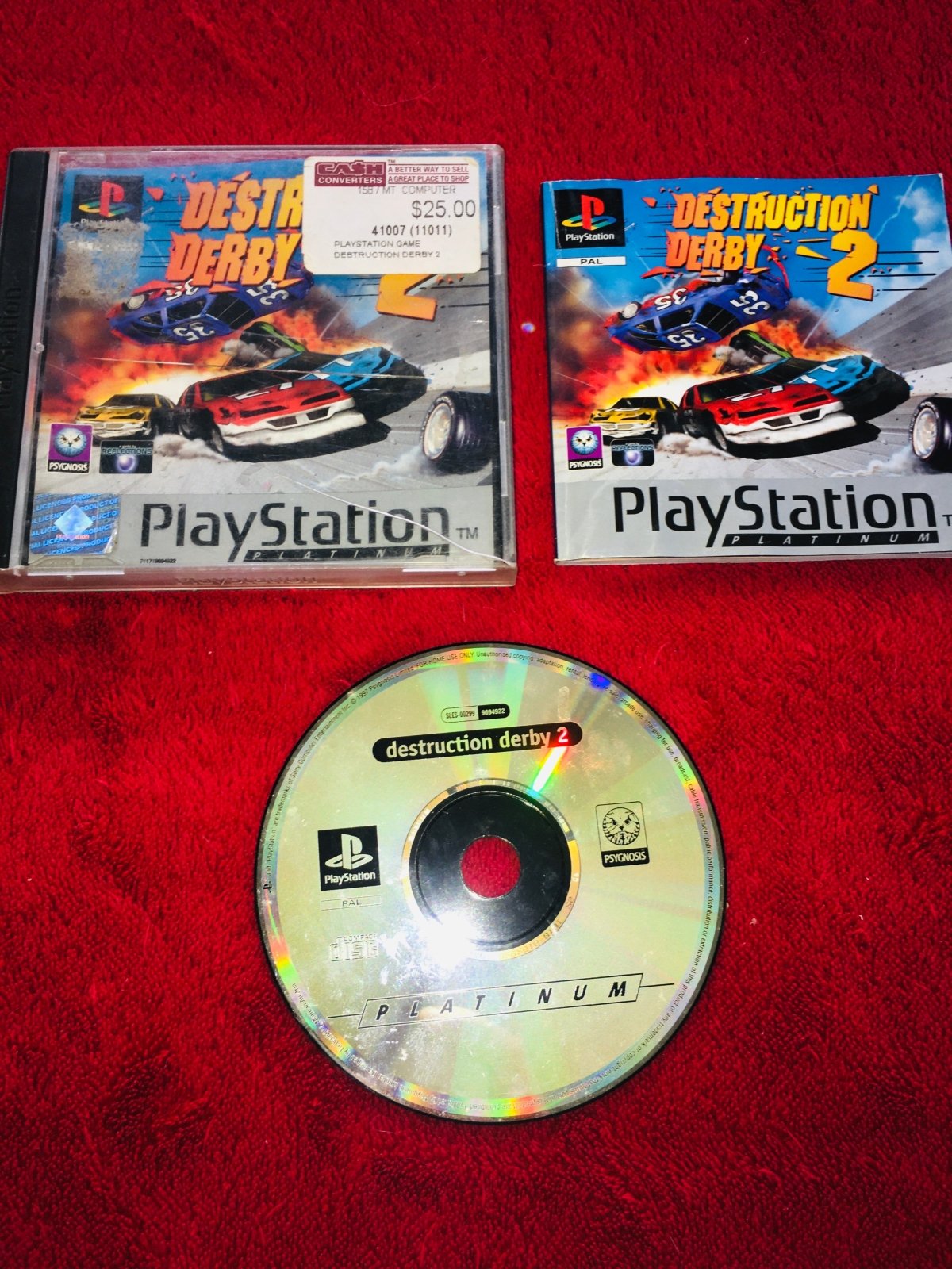 Destruction Derby 2 - PS1 Game - PlayStation, Games, Driving and racing - Level Up Gaming NZ