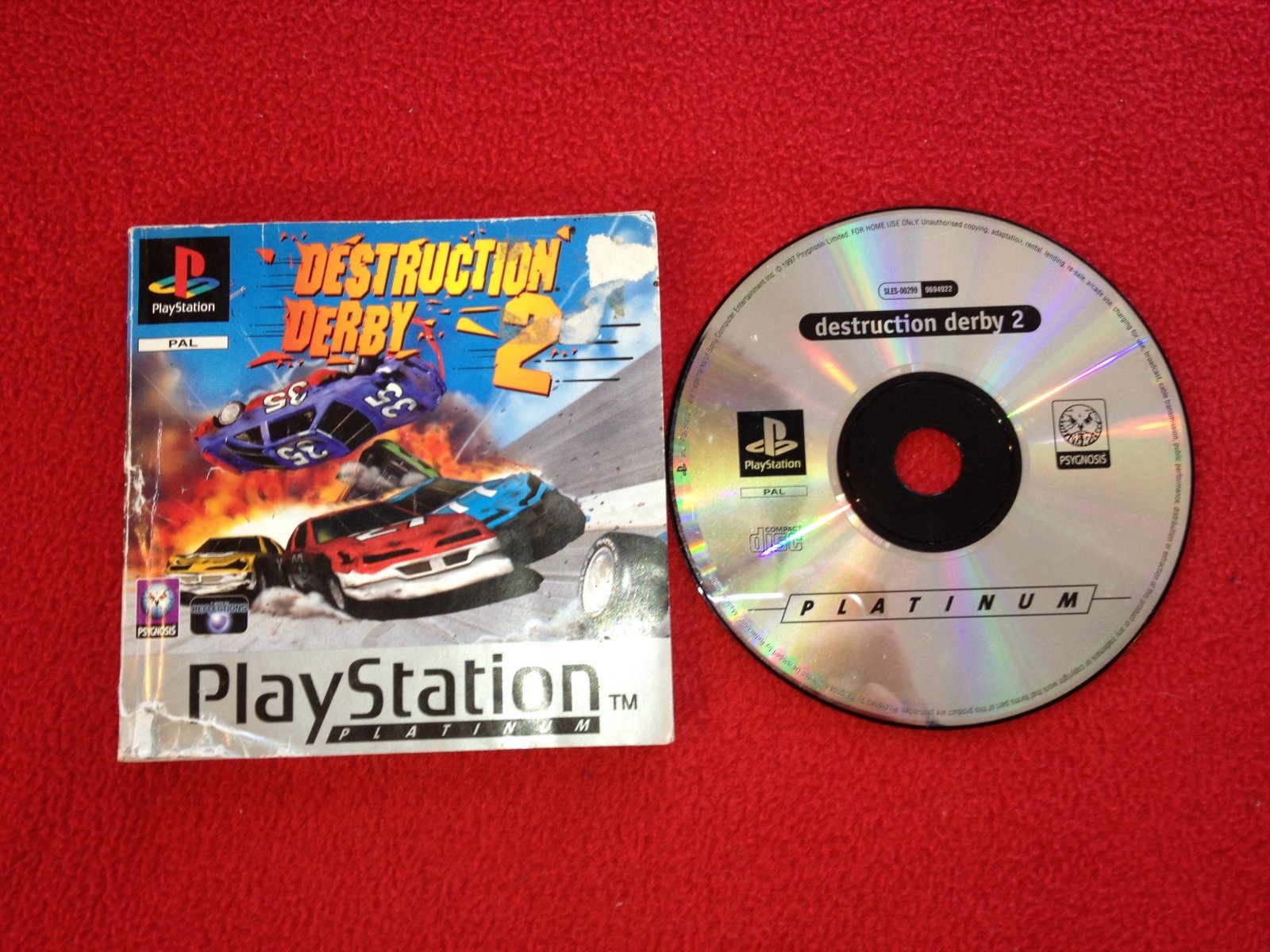 Destruction Derby 2 - PS1 Game - PlayStation, Games, Driving and racing - Level Up Gaming NZ