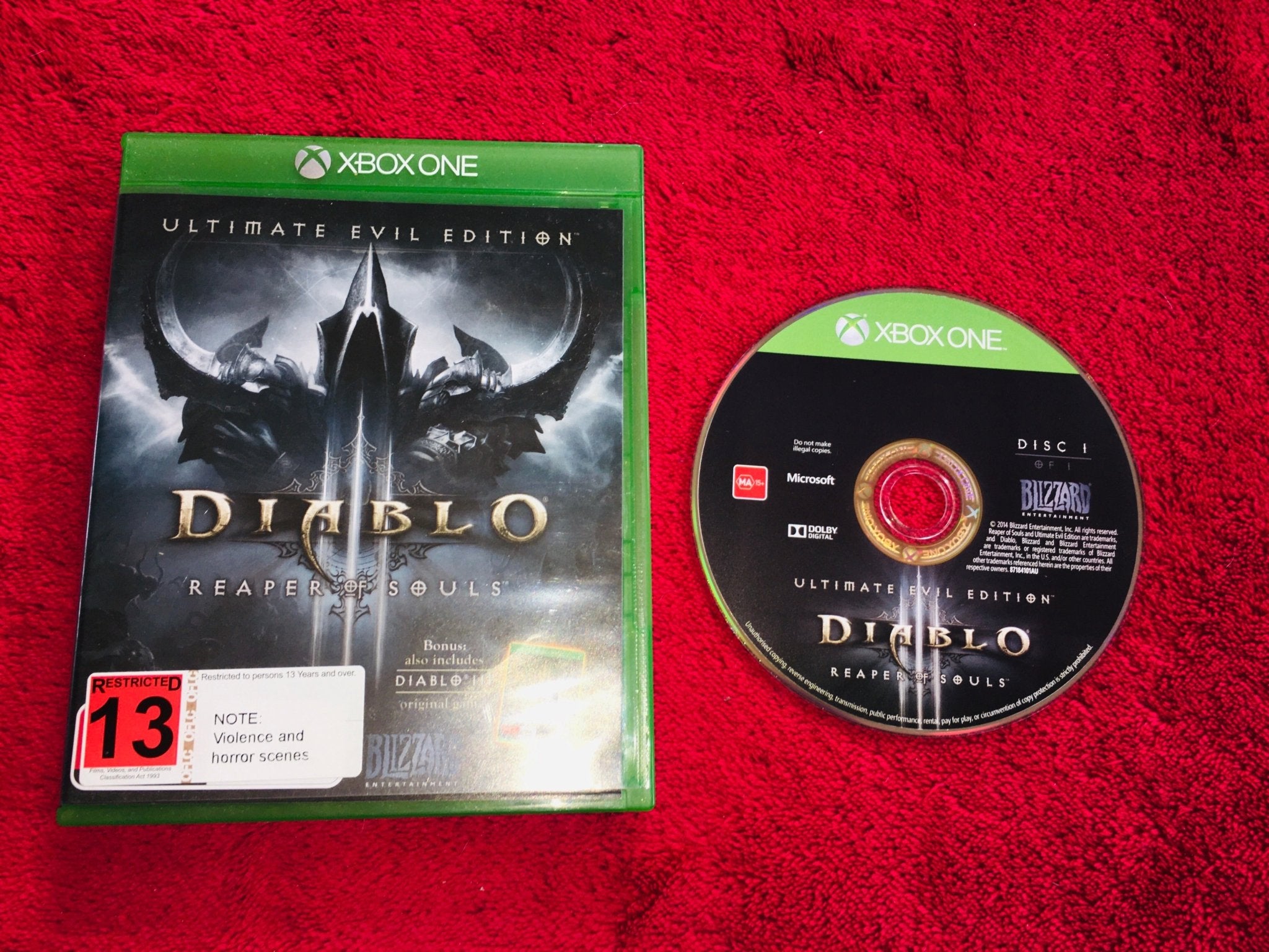 Diablo 3: Reaper of Souls - Ultimate Evil Edition - 9/10! Xbox One Game - Xbox One - Xbox One, Games - Level Up Gaming NZ