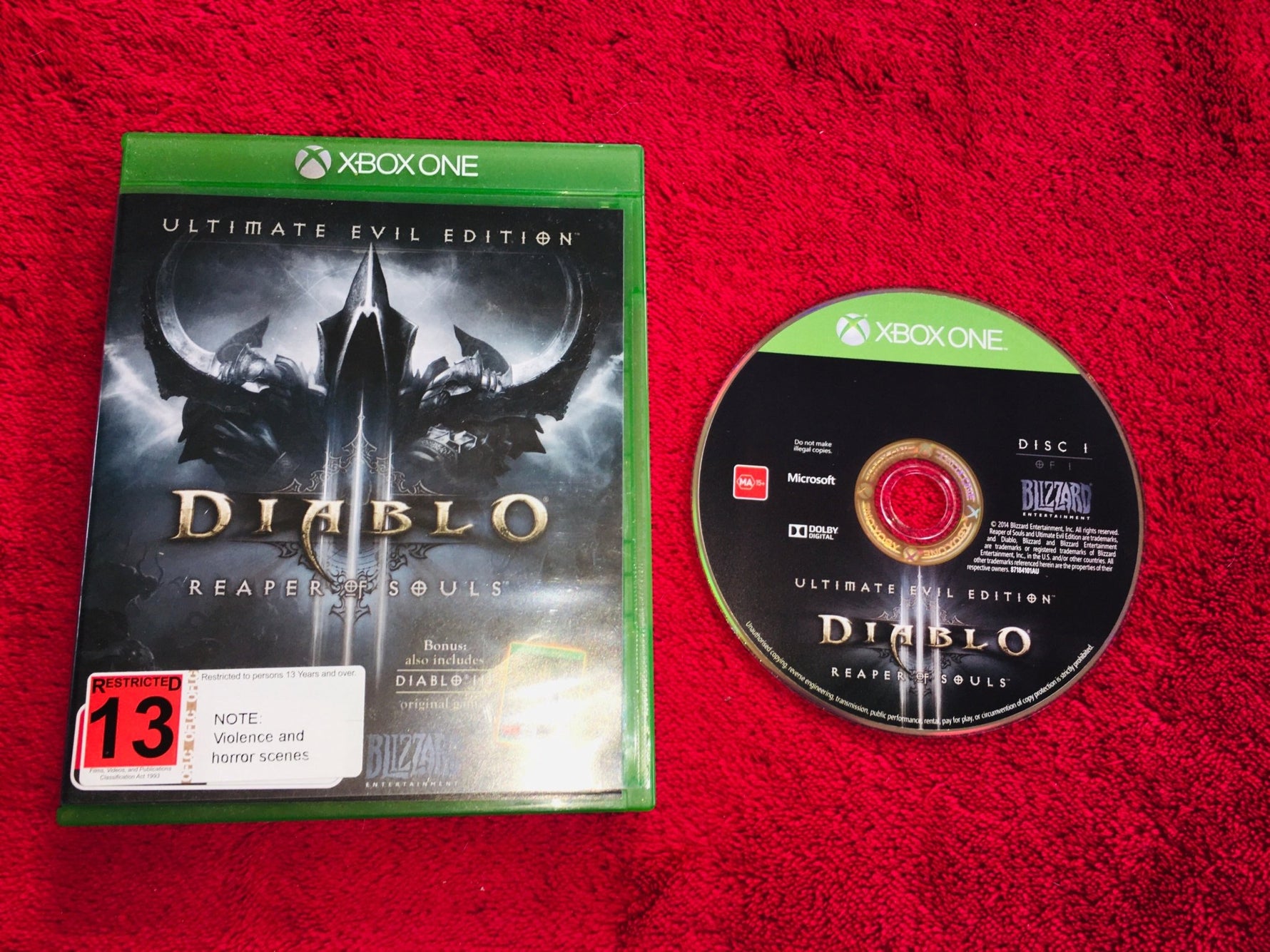 Diablo 3: Reaper of Souls - Ultimate Evil Edition - 9/10! Xbox One Game - Xbox One - Xbox One, Games - Level Up Gaming NZ