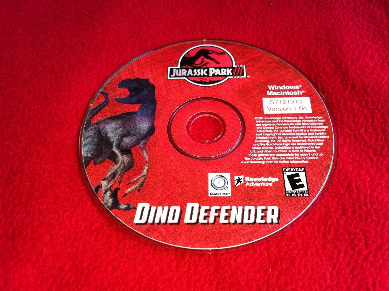 Jurassic Park III: Dino Defender - PC + MAC Game - PC games, Action and adventure - Level Up Gaming NZ