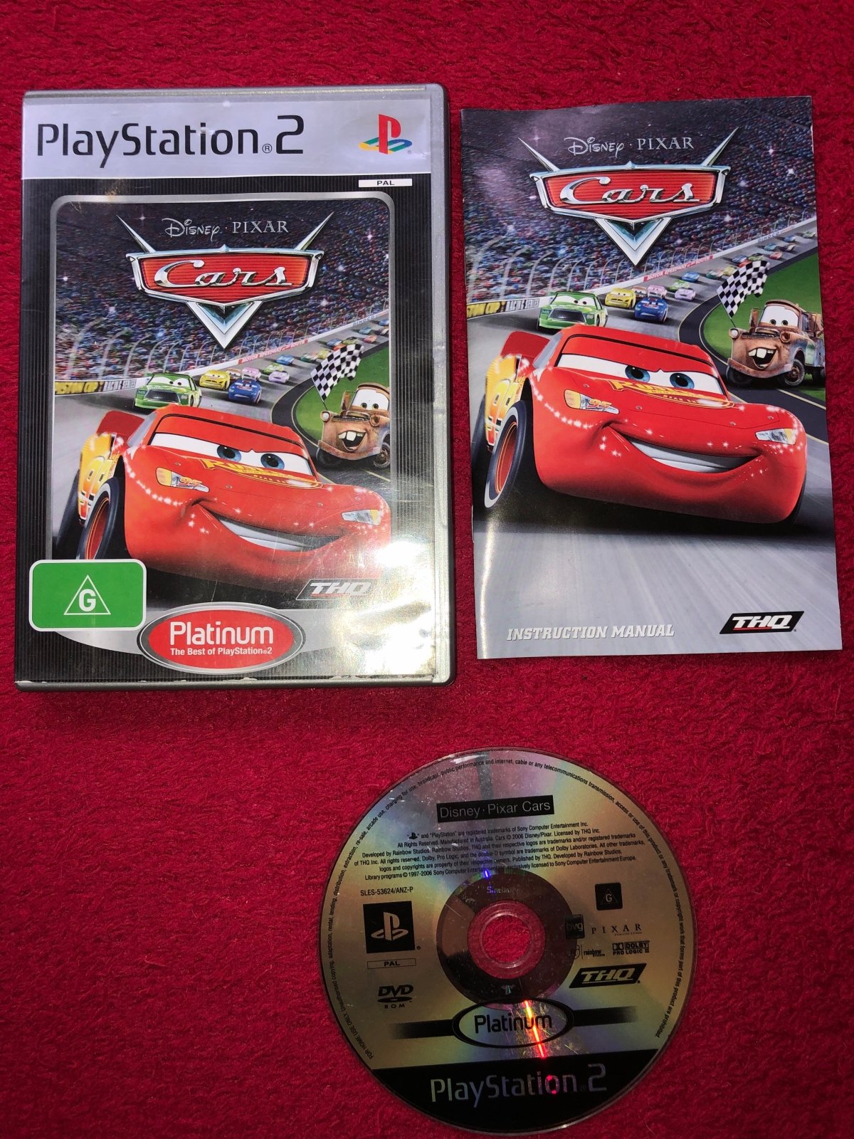 Disney/Pixar Cars - PS2 Game - PlayStation 2, Games, Driving and racing - Level Up Gaming NZ