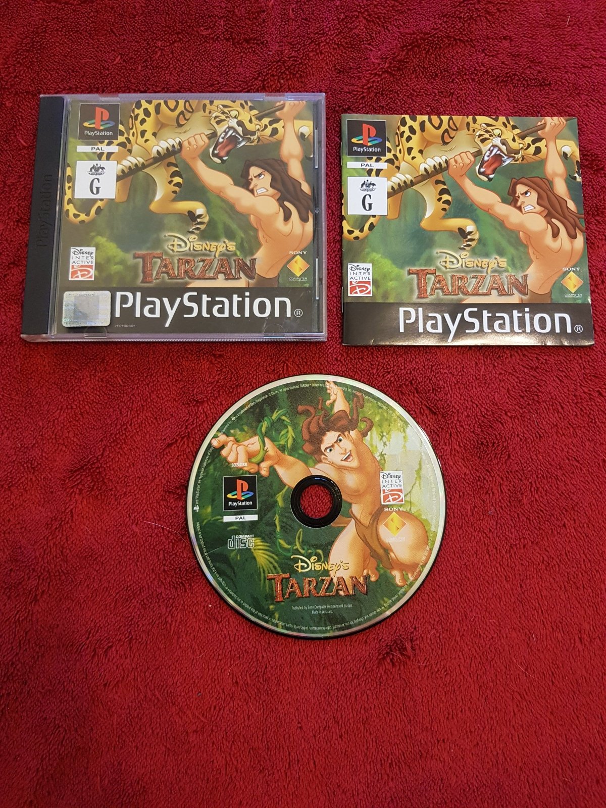 Disney's Tarzan - PS1 Game - PlayStation, Games, Action and adventure - Level Up Gaming NZ
