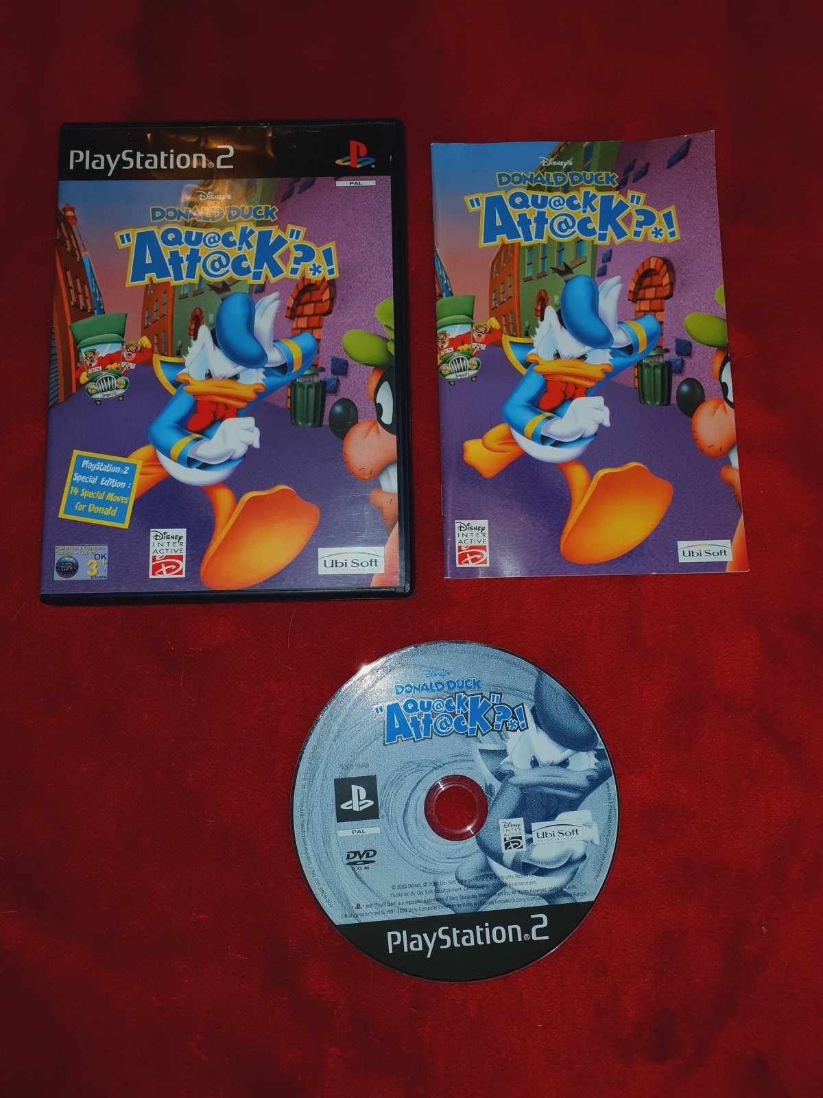Donald Duck's Quack Attack - NEAR NEW PS2 Game - PlayStation 2, Games, Action and adventure - Level Up Gaming NZ
