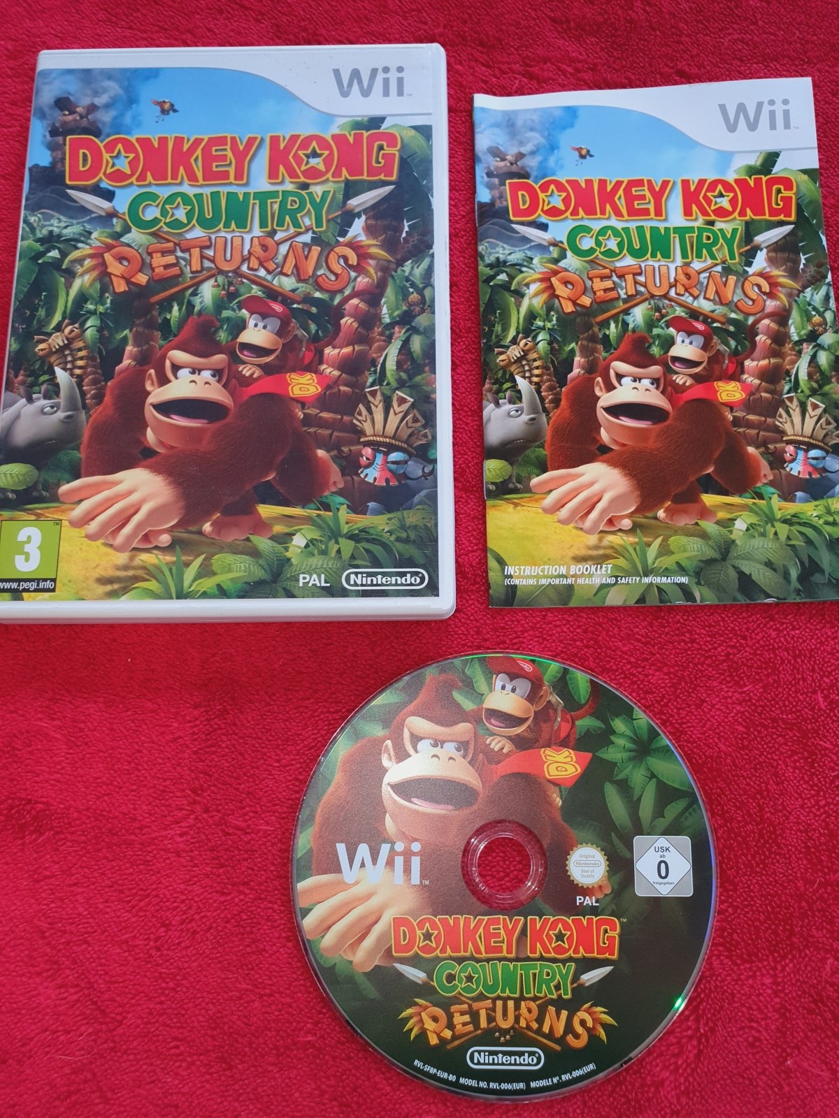 Donkey Kong Country Returns - 9/10! Wii Game - Wii Games - Level Up Gaming NZ