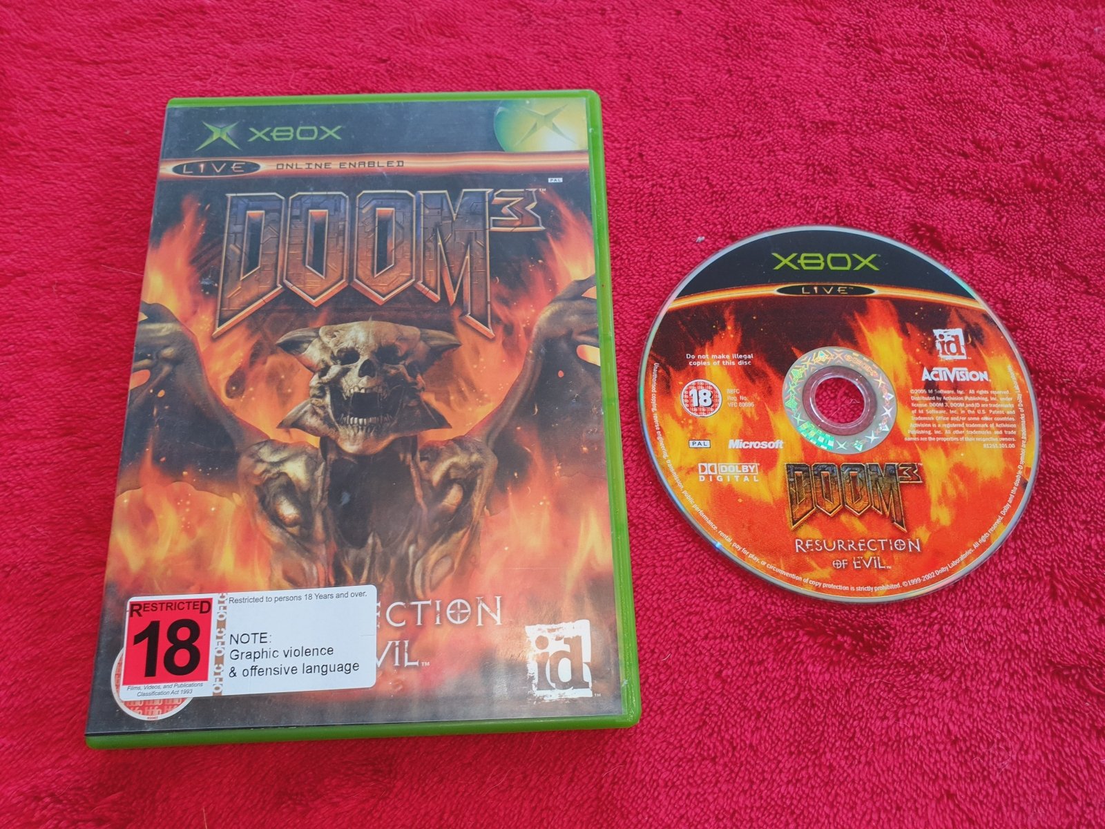 Doom 3: Resurrection of Evil - XBOX Game - Xbox, Games, Shooter - Level Up Gaming NZ