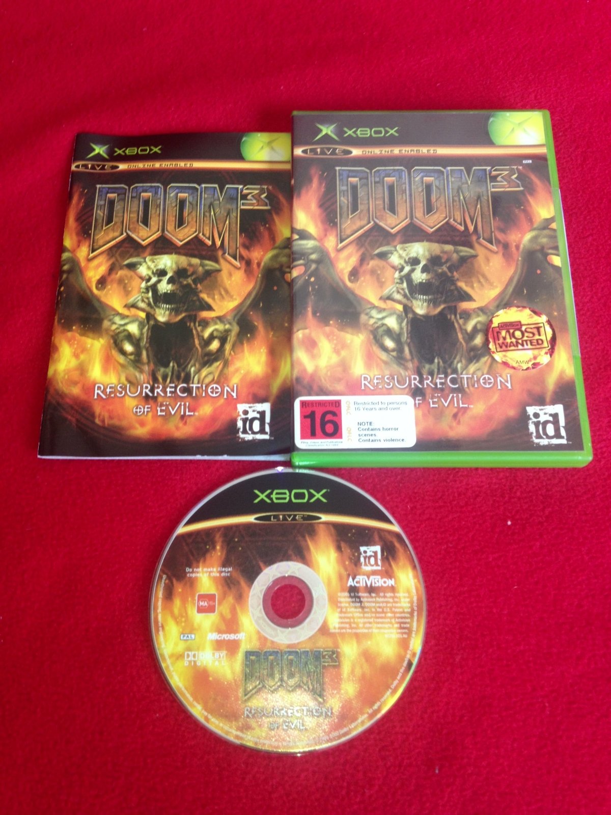 Doom 3: Resurrection of Evil - XBOX Game - Xbox, Games, Shooter - Level Up Gaming NZ