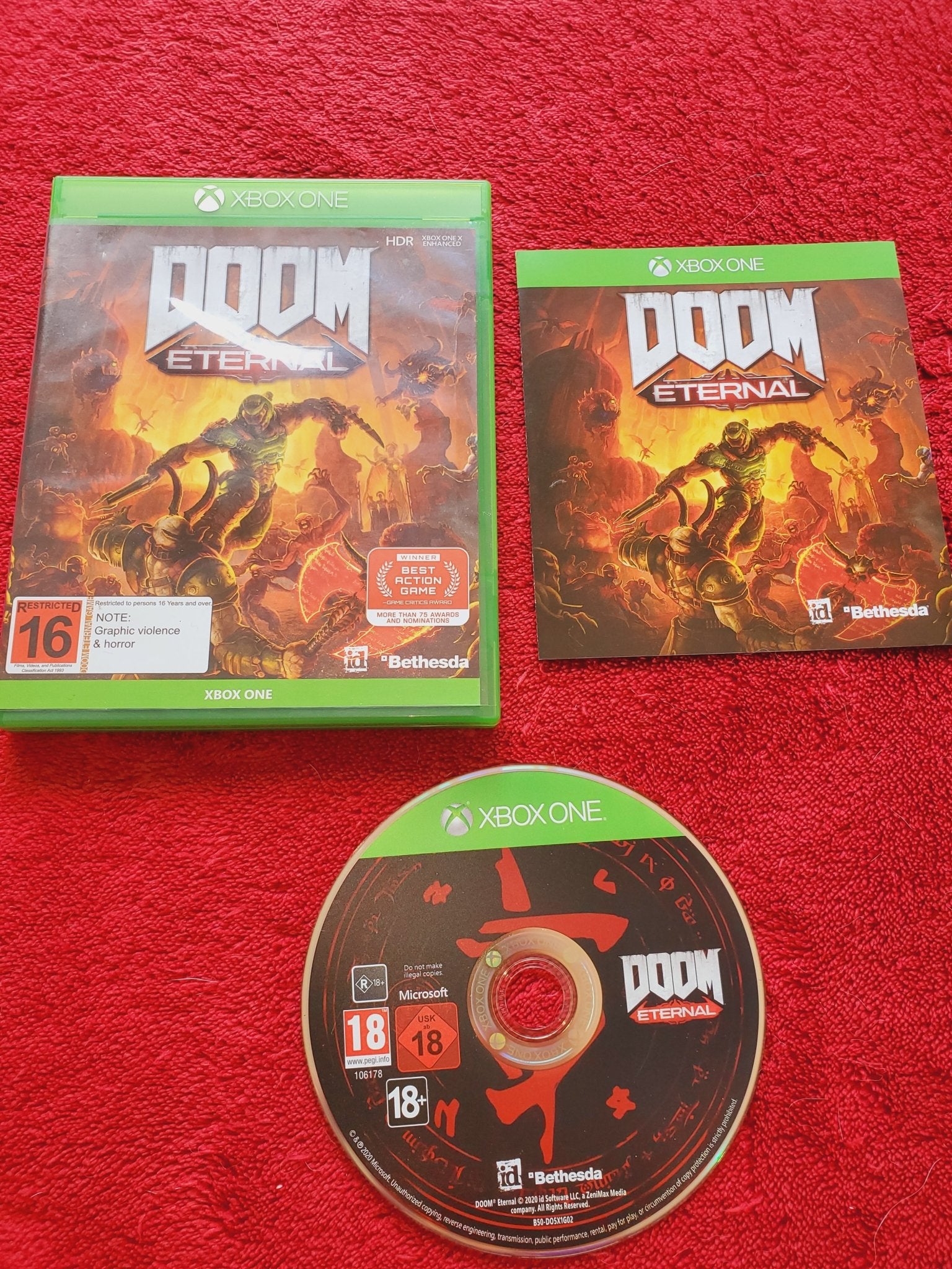 Doom Eternal - 9/10! Xbox One Game - Xbox One - Xbox One, Games - Level Up Gaming NZ