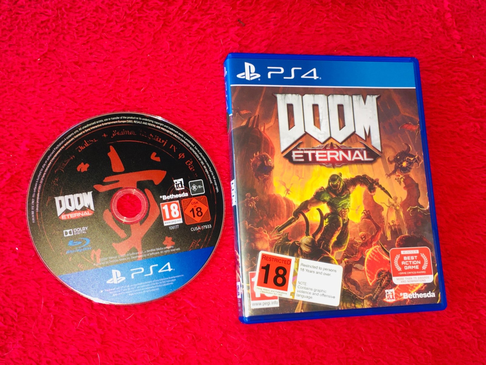 Doom Eternal - 9/10! PS4 Game - PlayStation 4, Games - Level Up Gaming NZ