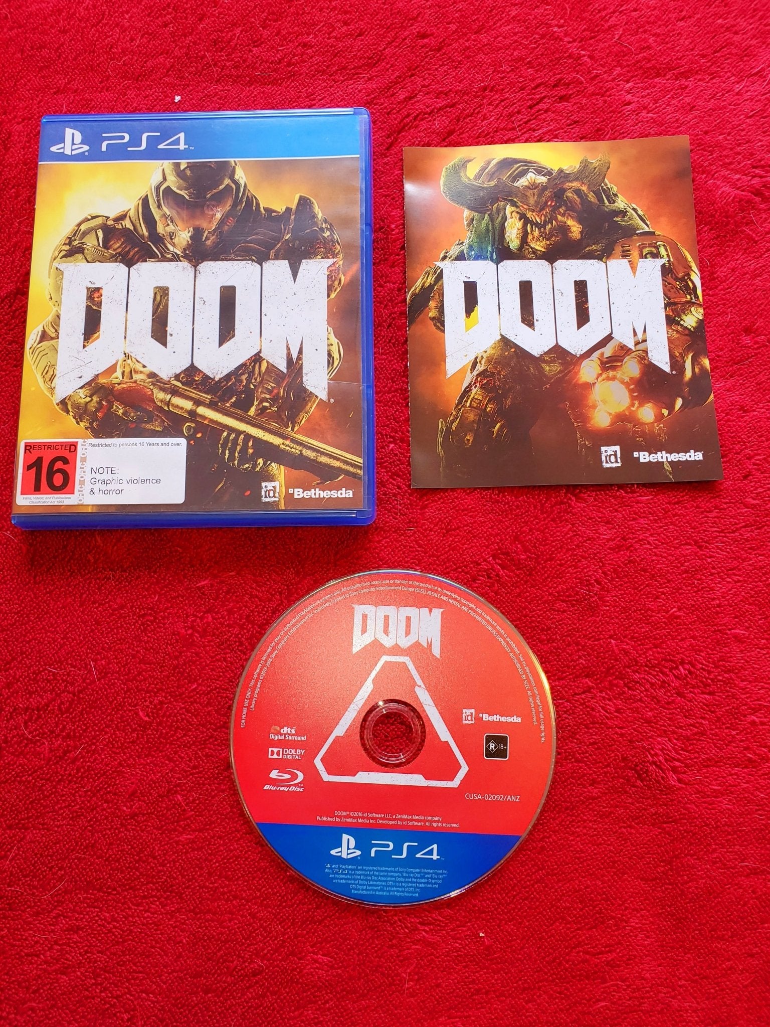 Doom - PS4 Game - PS4 - PlayStation 4, Games - Level Up Gaming NZ