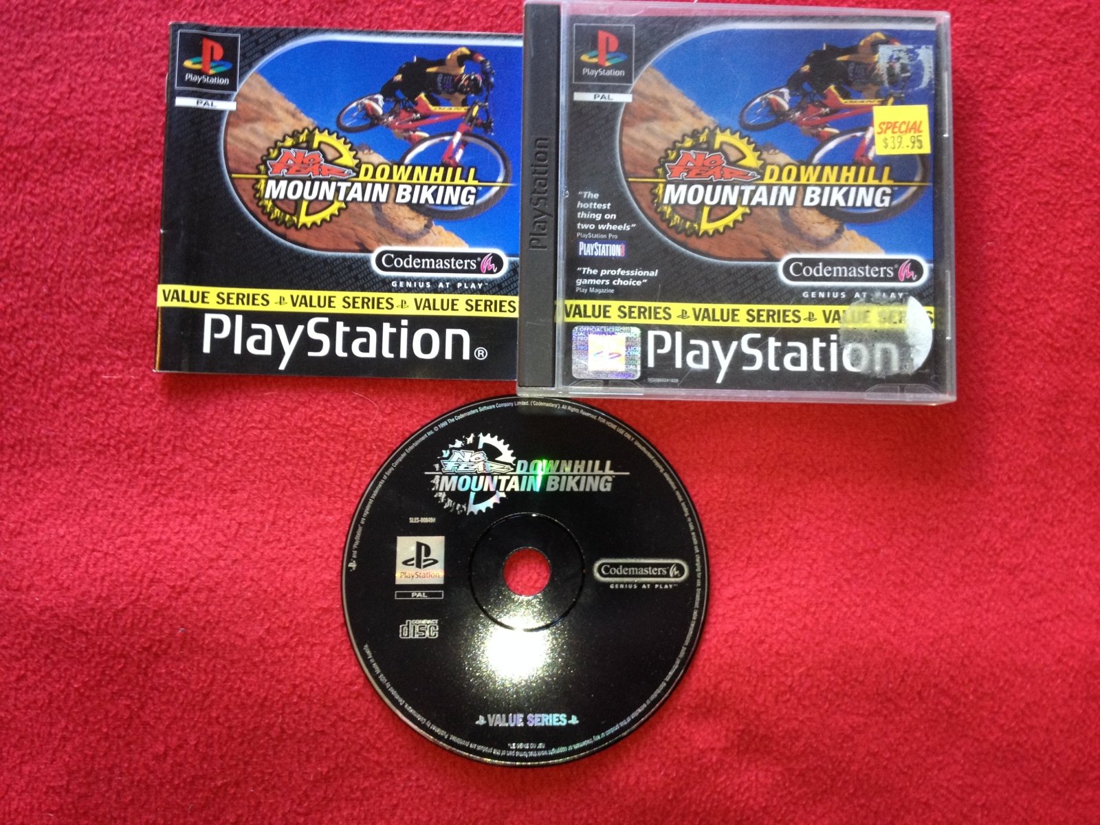 Downhill Mountain Biking - PS1 Game - PlayStation, Games, Sports - Level Up Gaming NZ