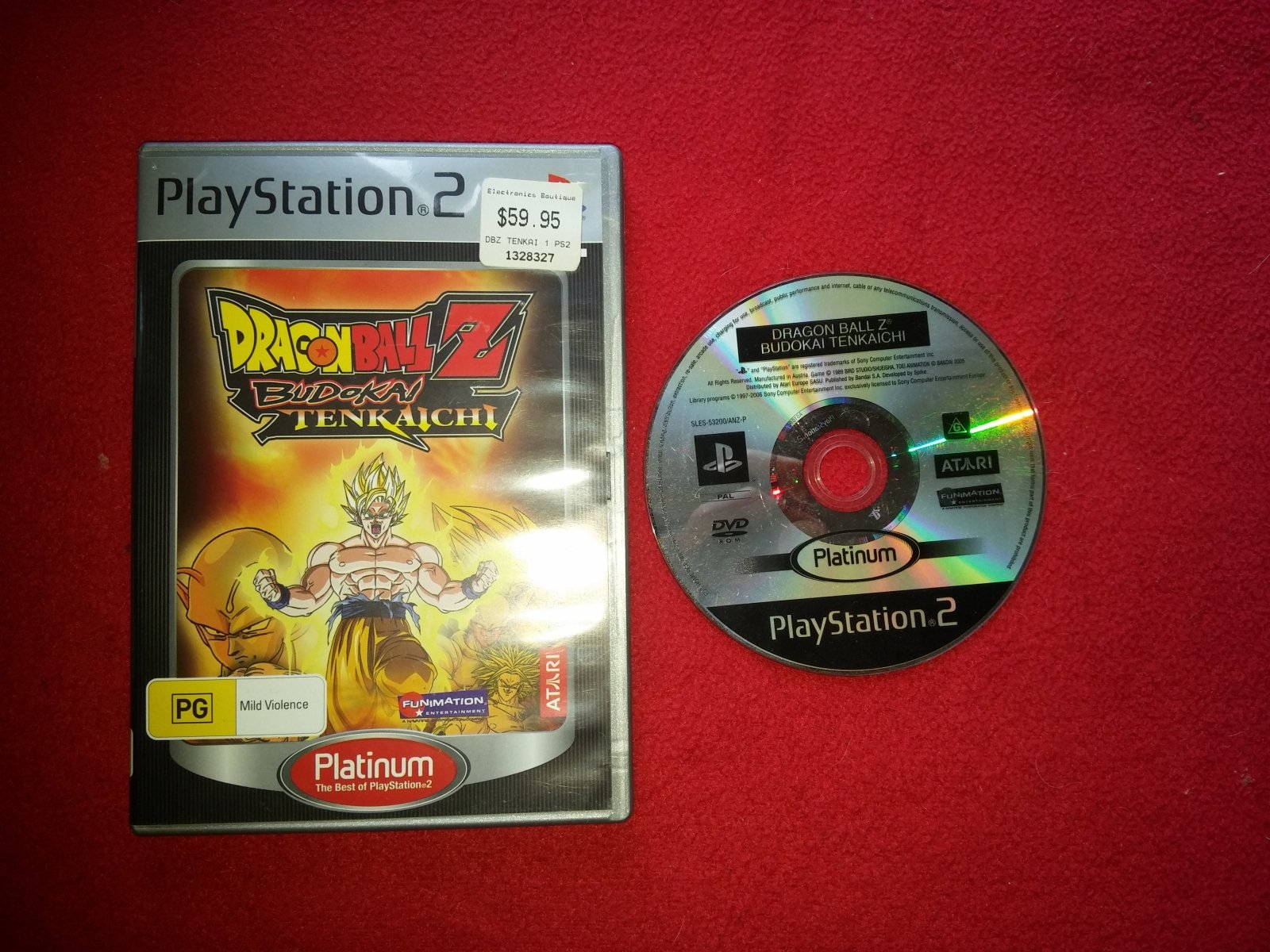 Dragon Ball Z: Budokai Tenkaichi - PS2 Game - PlayStation 2, Games, Fighting - Level Up Gaming NZ