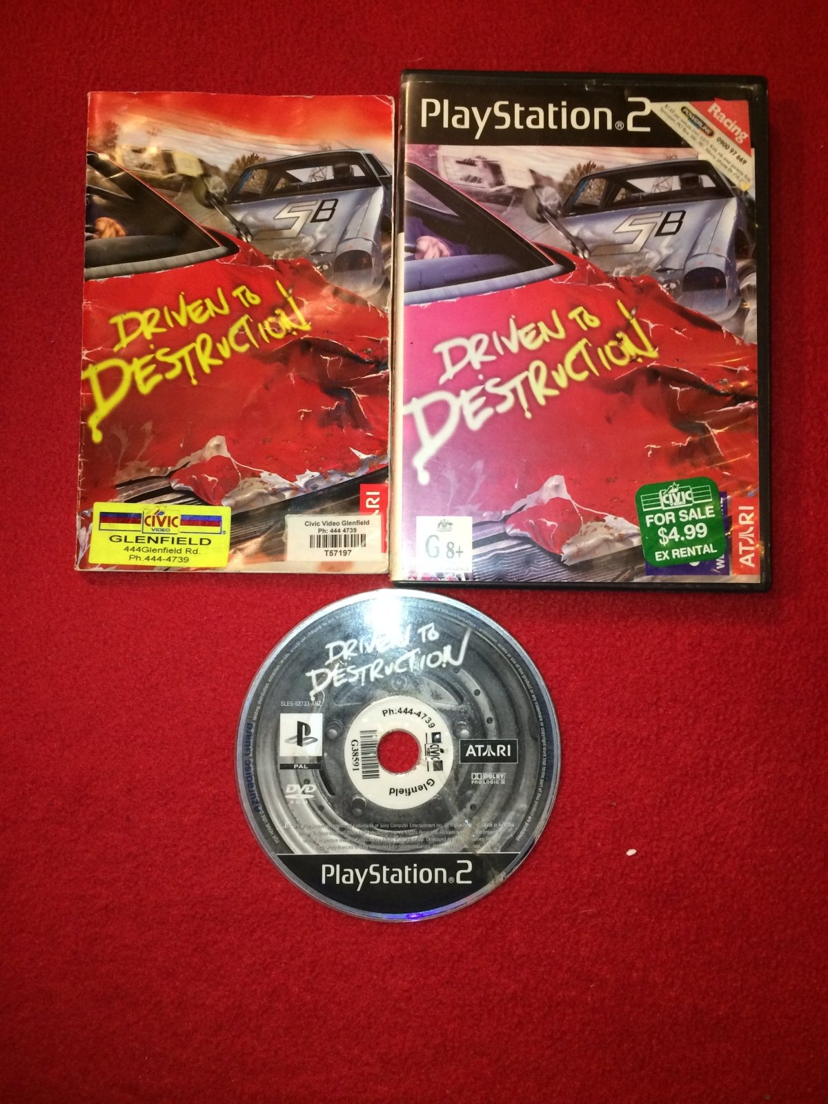 Driven to Destruction - PS2 Game - PlayStation 2, Games, Driving and racing - Level Up Gaming NZ