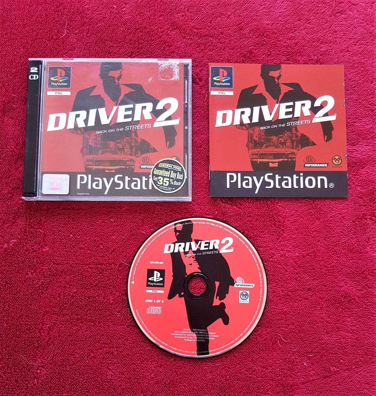Driver 2 - PS1 Game - PlayStation, Games, Driving and racing - Level Up Gaming NZ