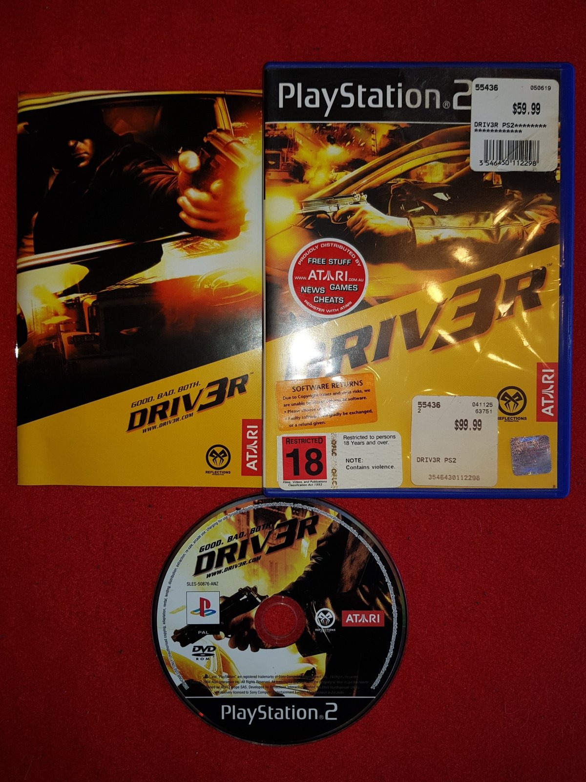Driver 3 - PS2 Game - PlayStation 2, Games, Driving and racing - Level Up Gaming NZ
