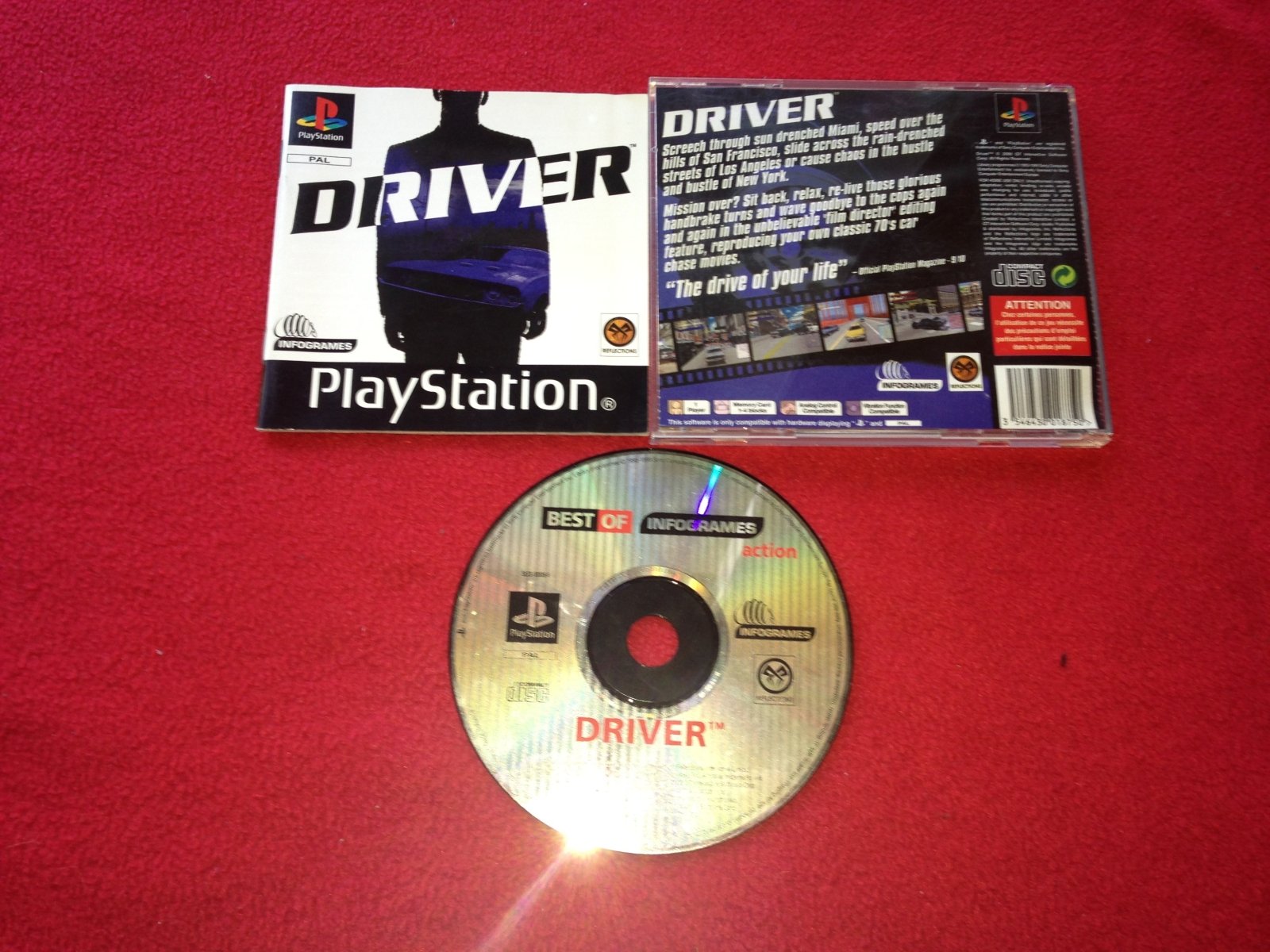 Driver - PS1 Game - PlayStation, Games, Driving and racing - Level Up Gaming NZ