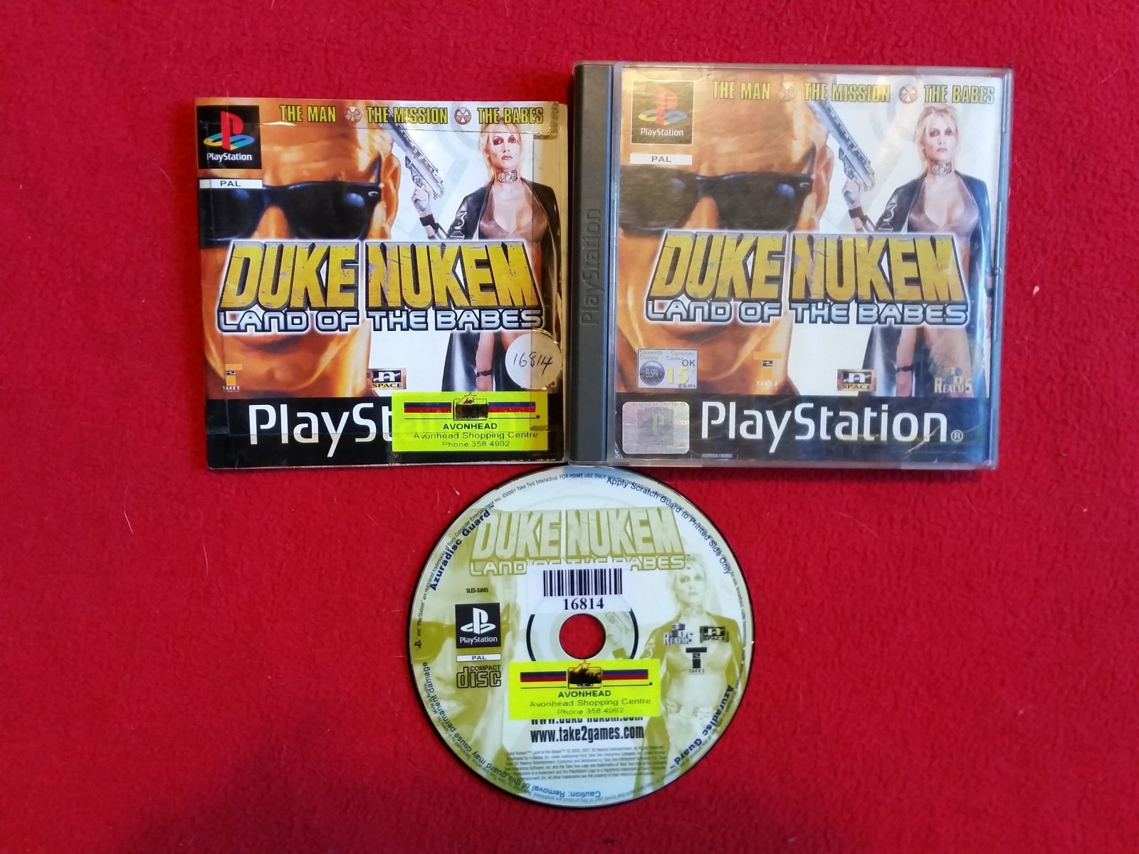 Duke Nukem: Land of the Babes - PS1 Game - PlayStation, Games, Shooter - Level Up Gaming NZ