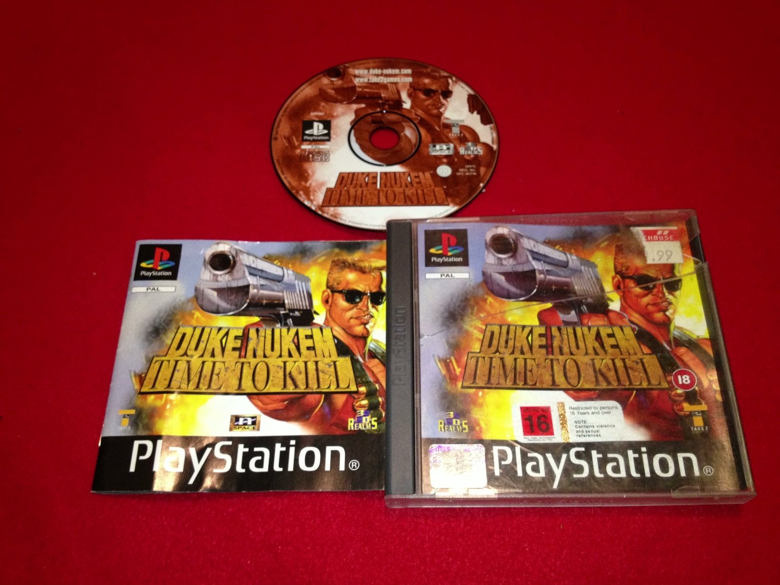 Duke Nukem: Time to Kill - PS1 Game - PlayStation, Games, Shooter - Level Up Gaming NZ