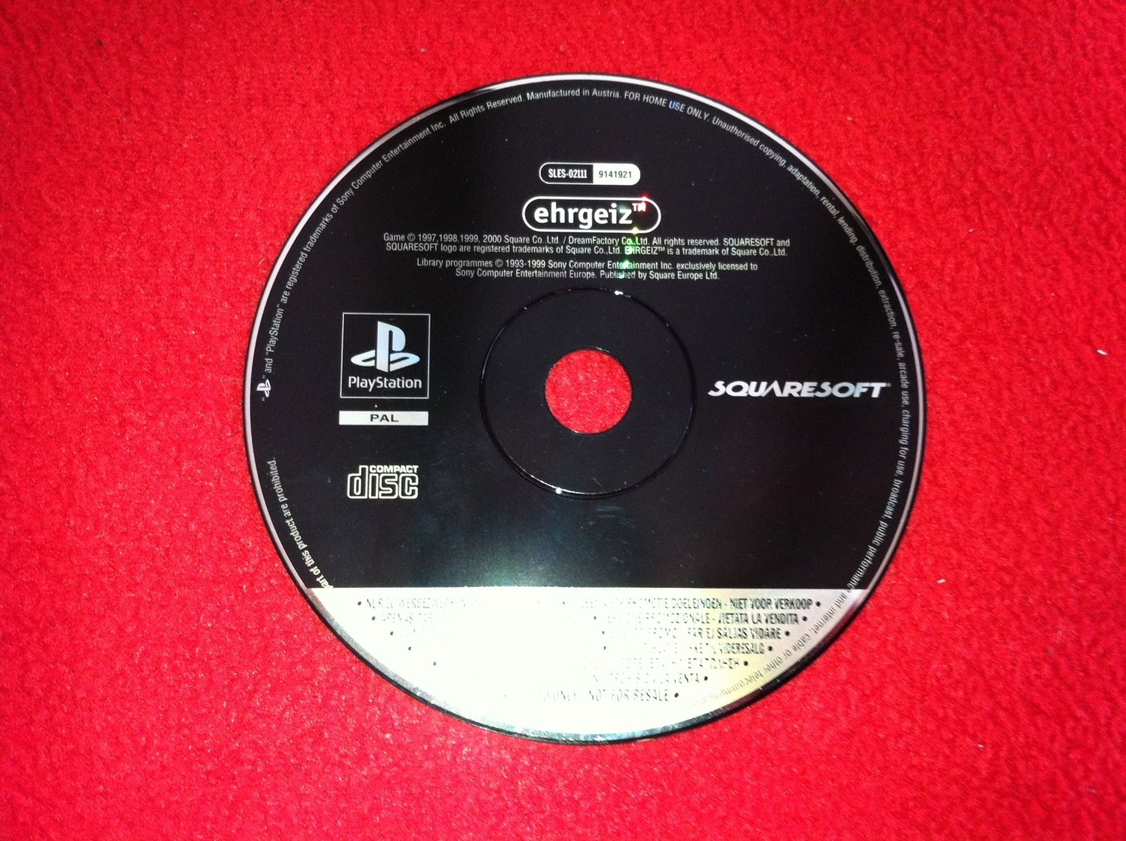 Ehrgeiz - RARE PS1 Game - PlayStation, Games, Fighting - Level Up Gaming NZ