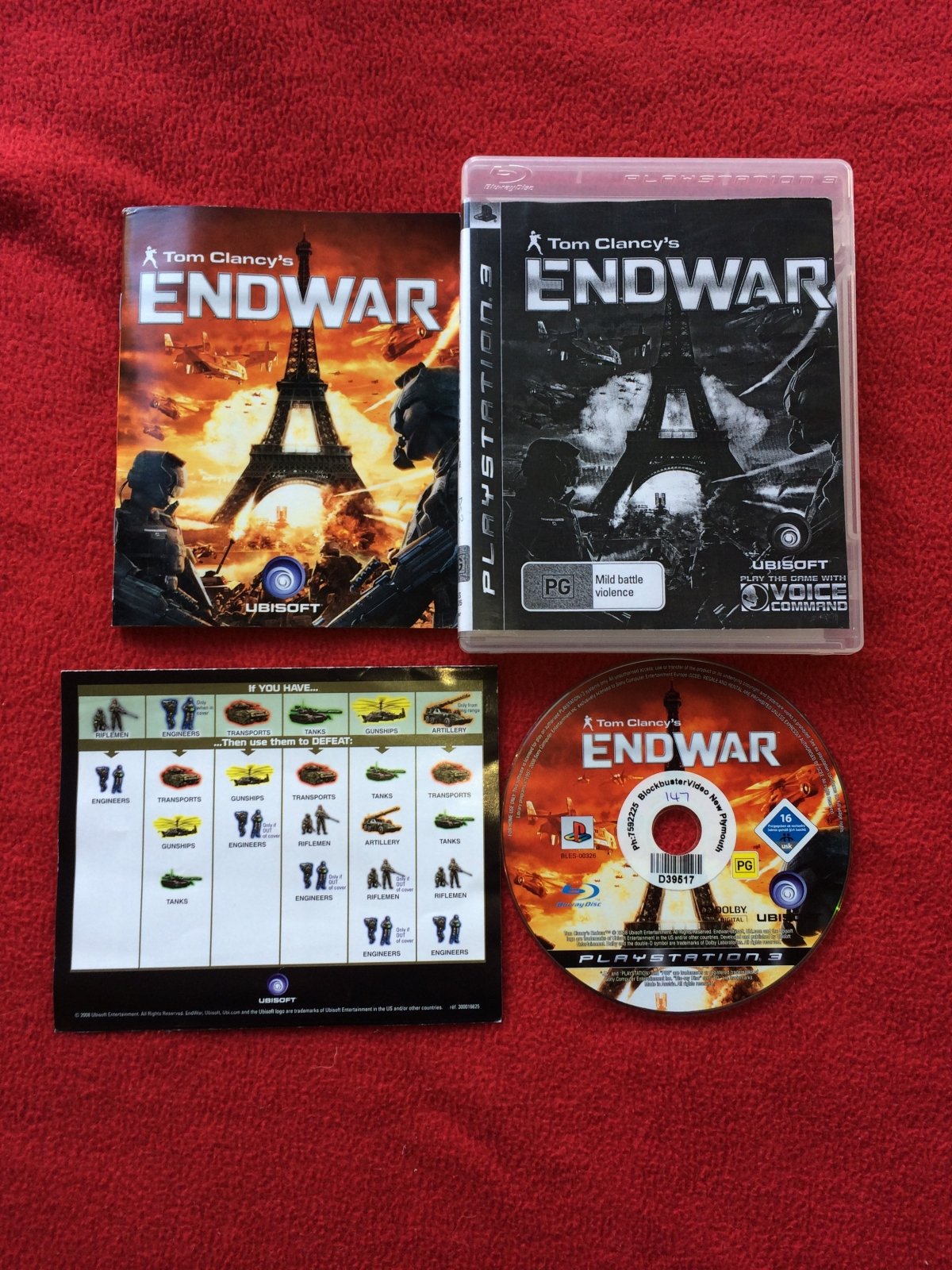 Tom Clancy's EndWar - PS3 Game - PlayStation 3, Games, Strategy and puzzle - Level Up Gaming NZ