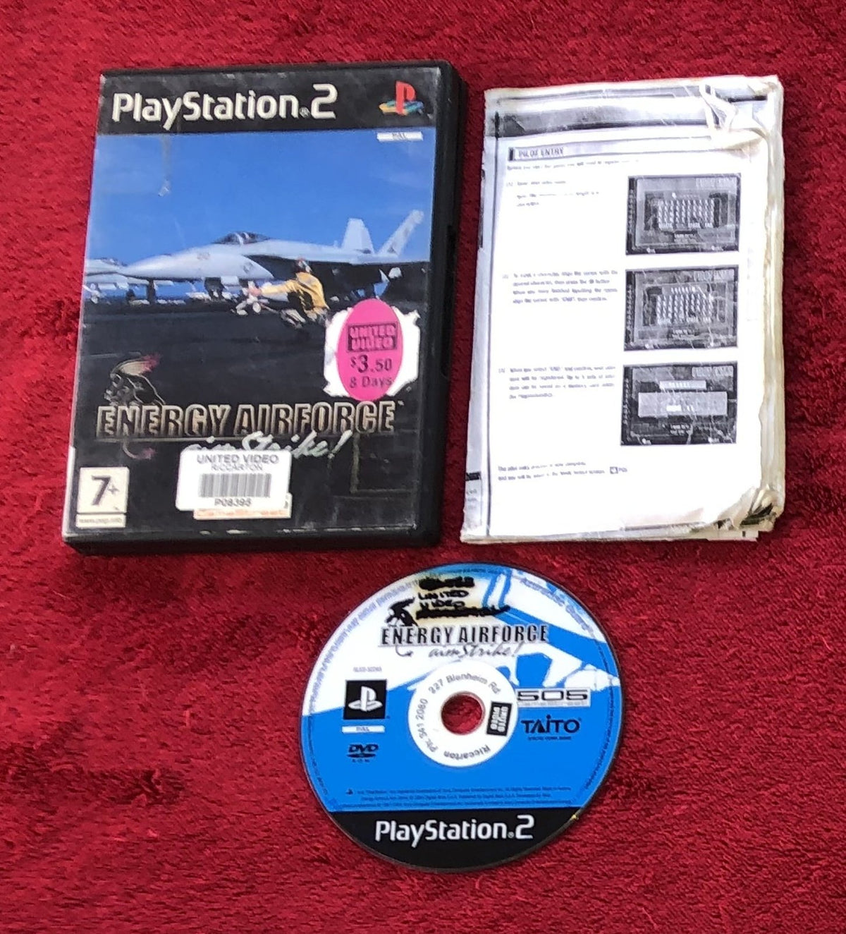 Energy Airforce: Aim Strike! - PS2 Game - PlayStation 2, Games, Simulation - Level Up Gaming NZ