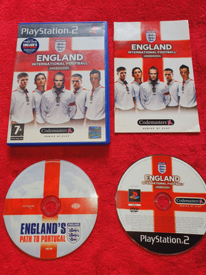 England International Football 2004 Edition - PS2 Game