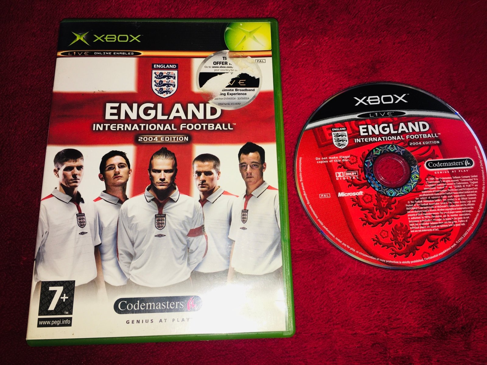 England International Football 2004 Edition - Xbox Game - Xbox, Games, Sports - Level Up Gaming NZ