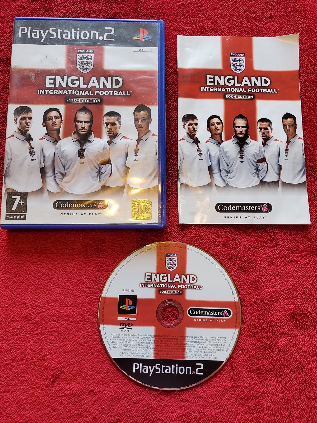 England International Football - PS2 Game - PlayStation 2, Games, Sports - Level Up Gaming NZ
