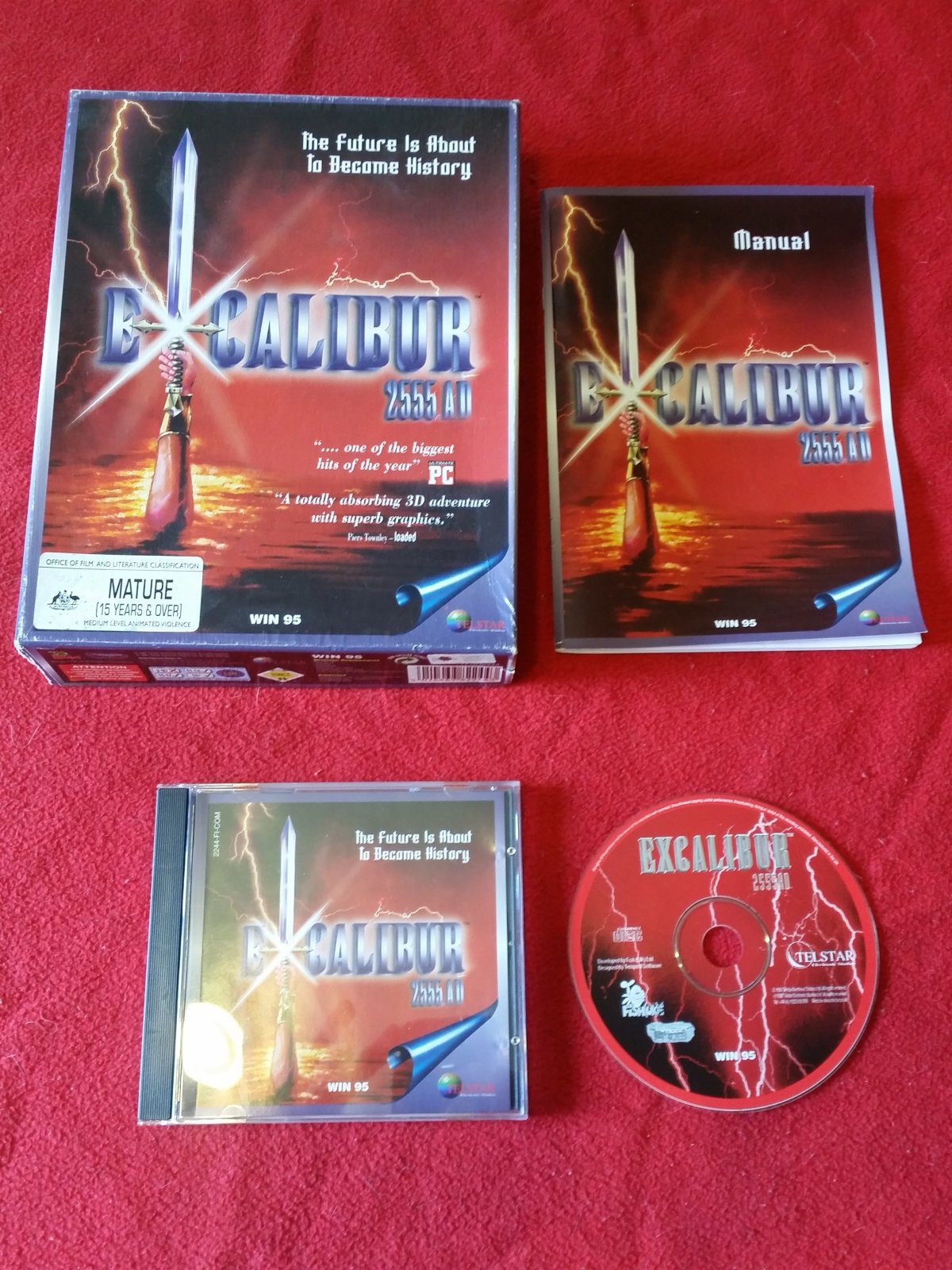 Excalibur 2555 AD - RARE + BOXED PC Game - PC games, Action and adventure - Level Up Gaming NZ