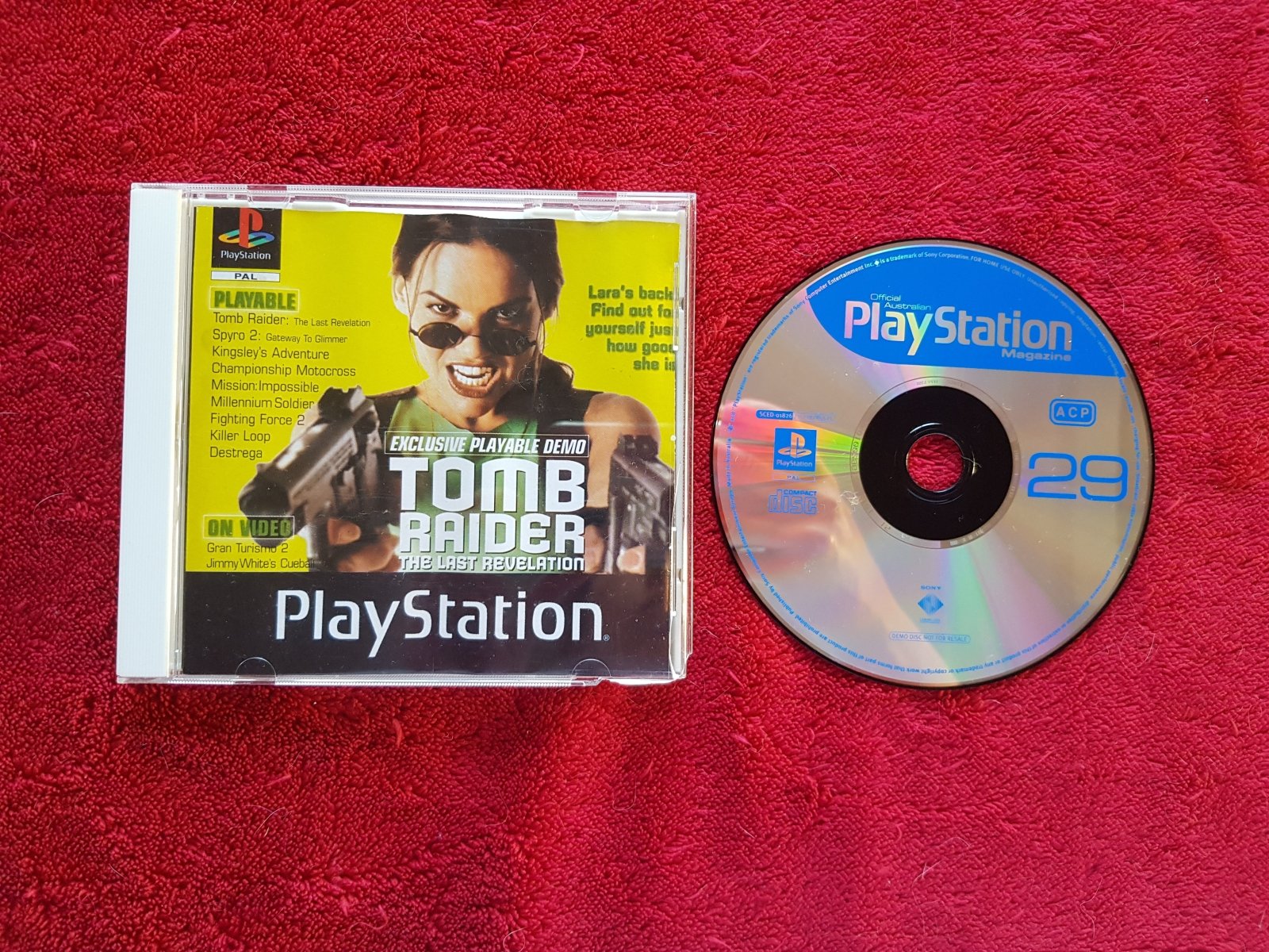 Tomb Raider and Other Demos: Playstation Magazine 29 - PS1 Game Demo - PlayStation, Games, Action and adventure - Level Up Gaming NZ