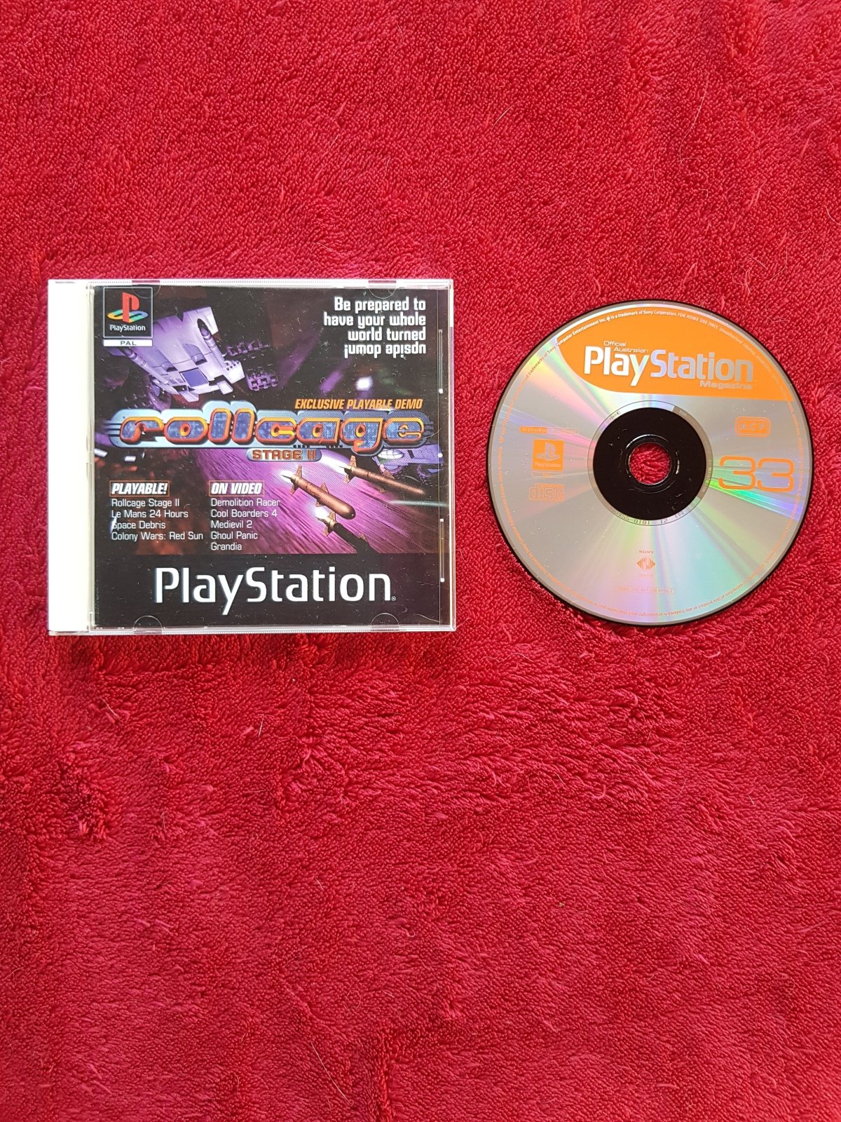 Rollecage Stage 2 and Other Demos: Playstation Magazine 33 - PS1 Game Demo - PlayStation, Games, Action and adventure - Level Up Gaming NZ