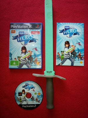 Eyetoy: Play Hero Bundle with Sword - PS2 Game