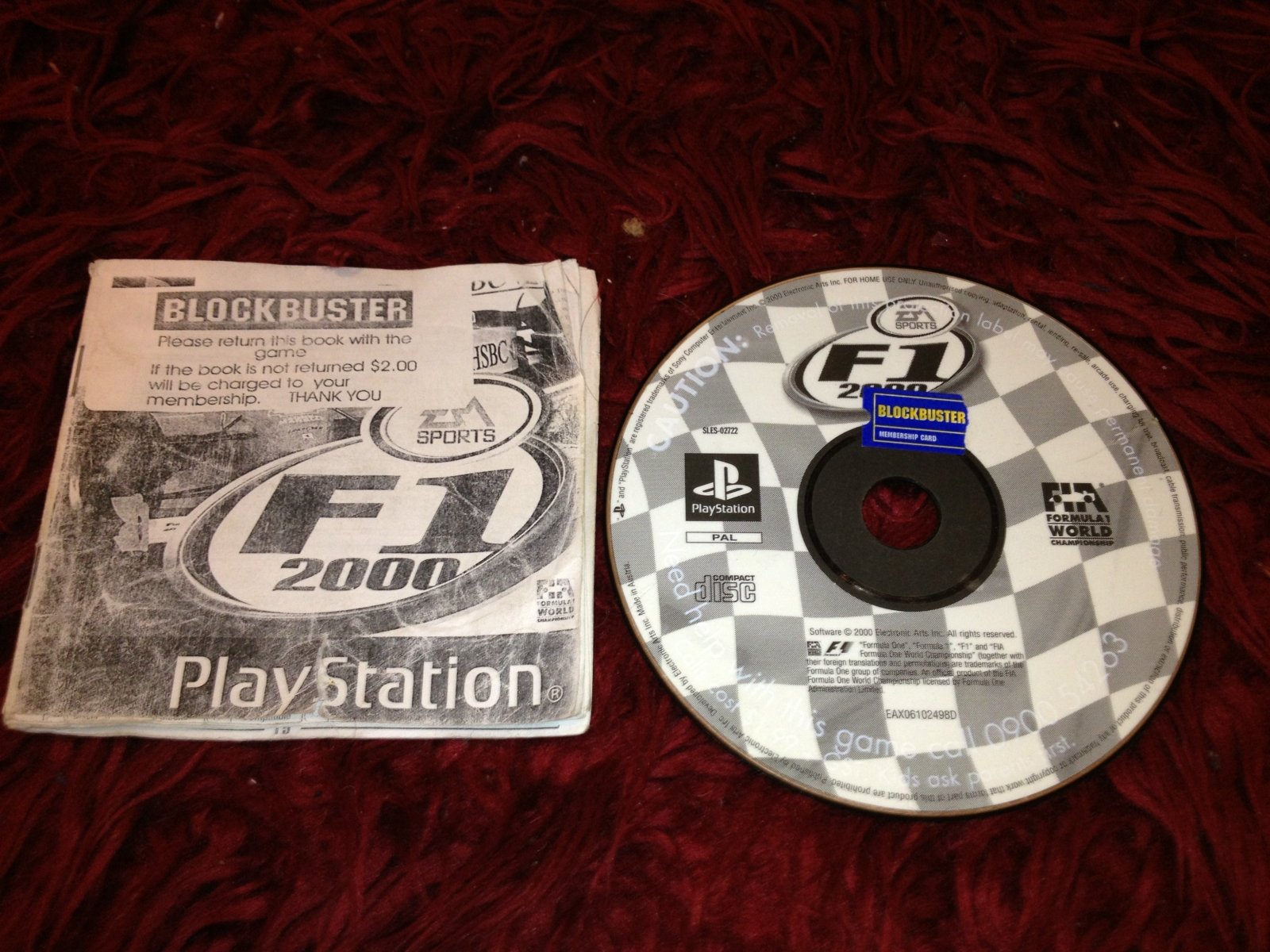 F1 2000 - PS1 Game - PlayStation, Games, Driving and racing - Level Up Gaming NZ