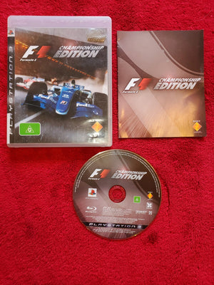 Formula One Championship Edition - PS3 Game