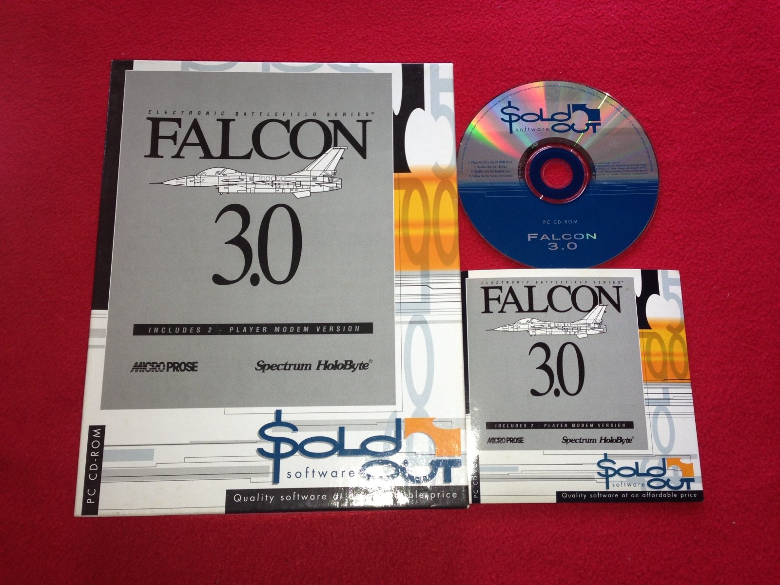 Falcon 3.0 - RARE BOXED 1991 PC Game - PC games, Simulation - Level Up Gaming NZ